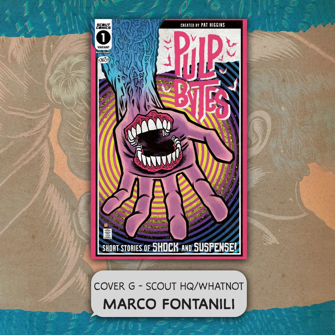 Product image for Pulp Bytes #1 (Scout Comics) - Webstore/Whatnot Variant Cover (Fontanili)