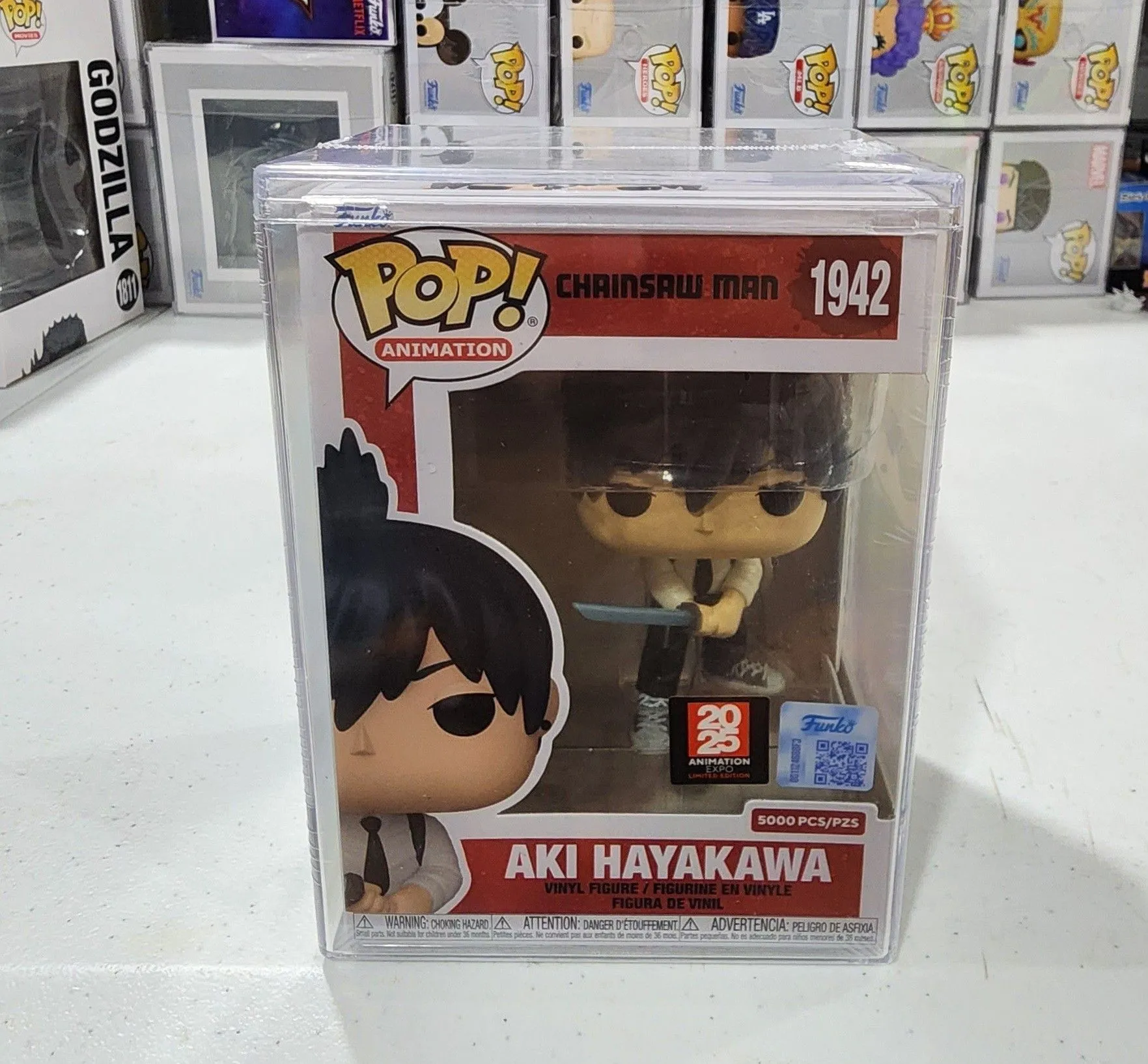 Product image for Funko Pop Aki Hayakawa 2025 Anime Expo Limited Edition 5000 Pcs #1942 +Protector