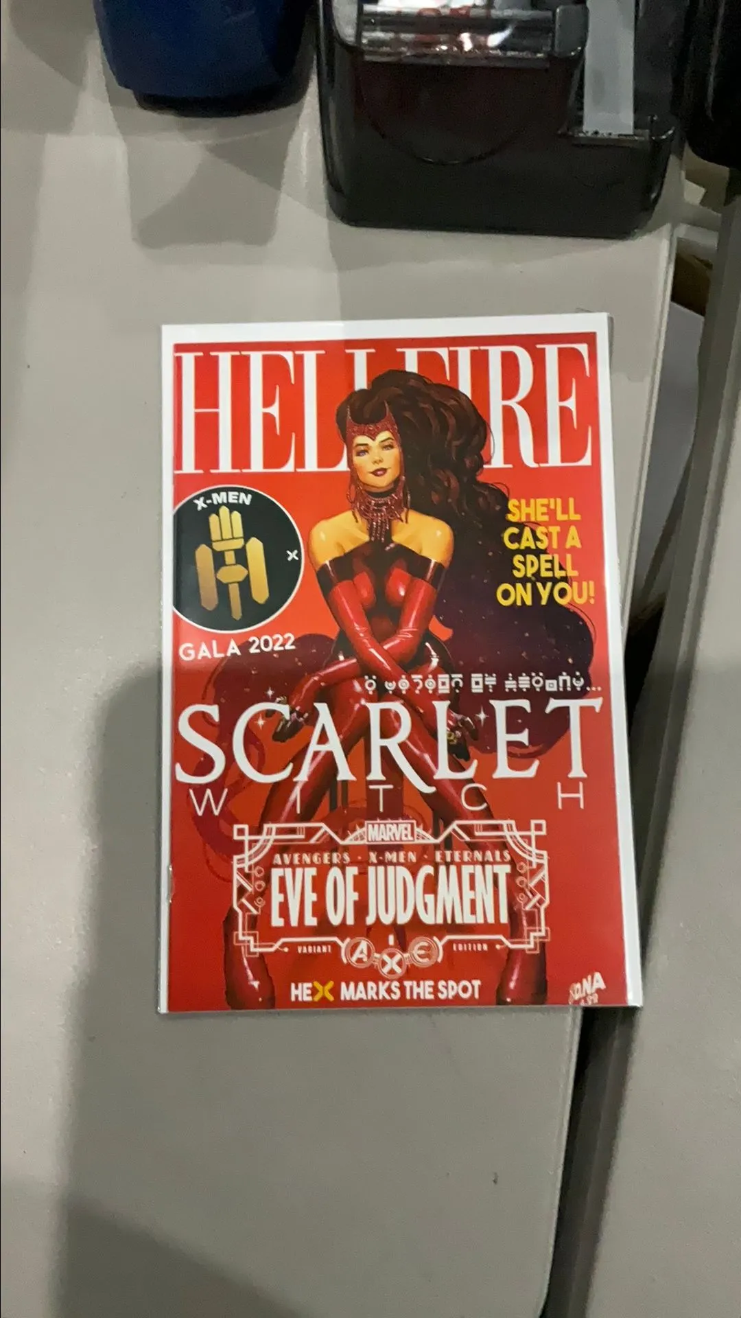 Product image for A.X.E.: Eve of Judgment #1 David Nakayama Exclusive Variant Scarlet Witch Marvel