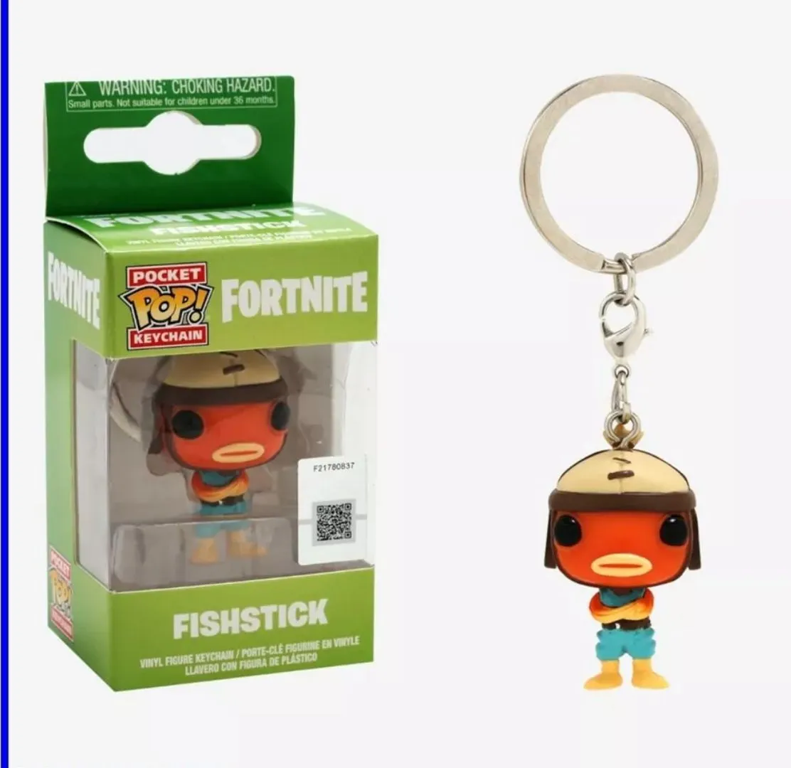 Product image for Fishstick Fortnite Funko pop keychain brand-new sealed