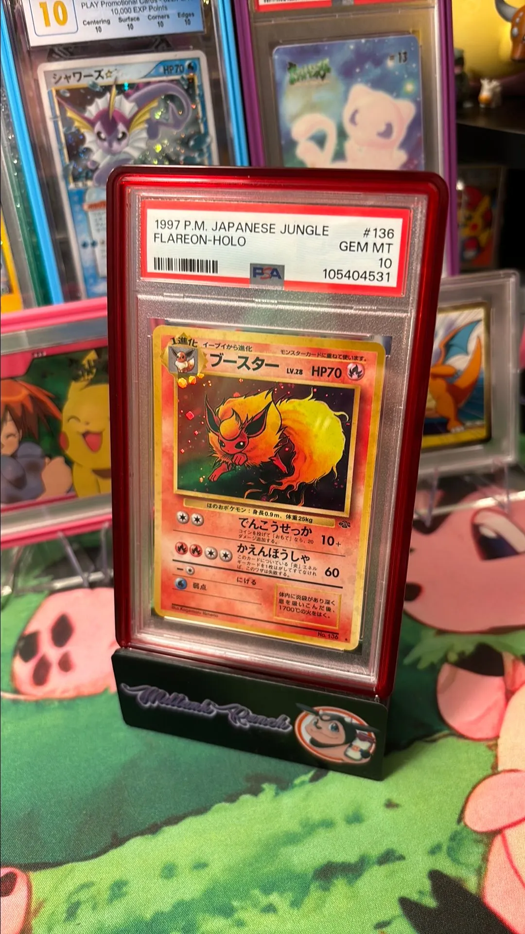 Product image for FLAREON  JPN JUNGLE HOLO  PSA GEM MINT 10