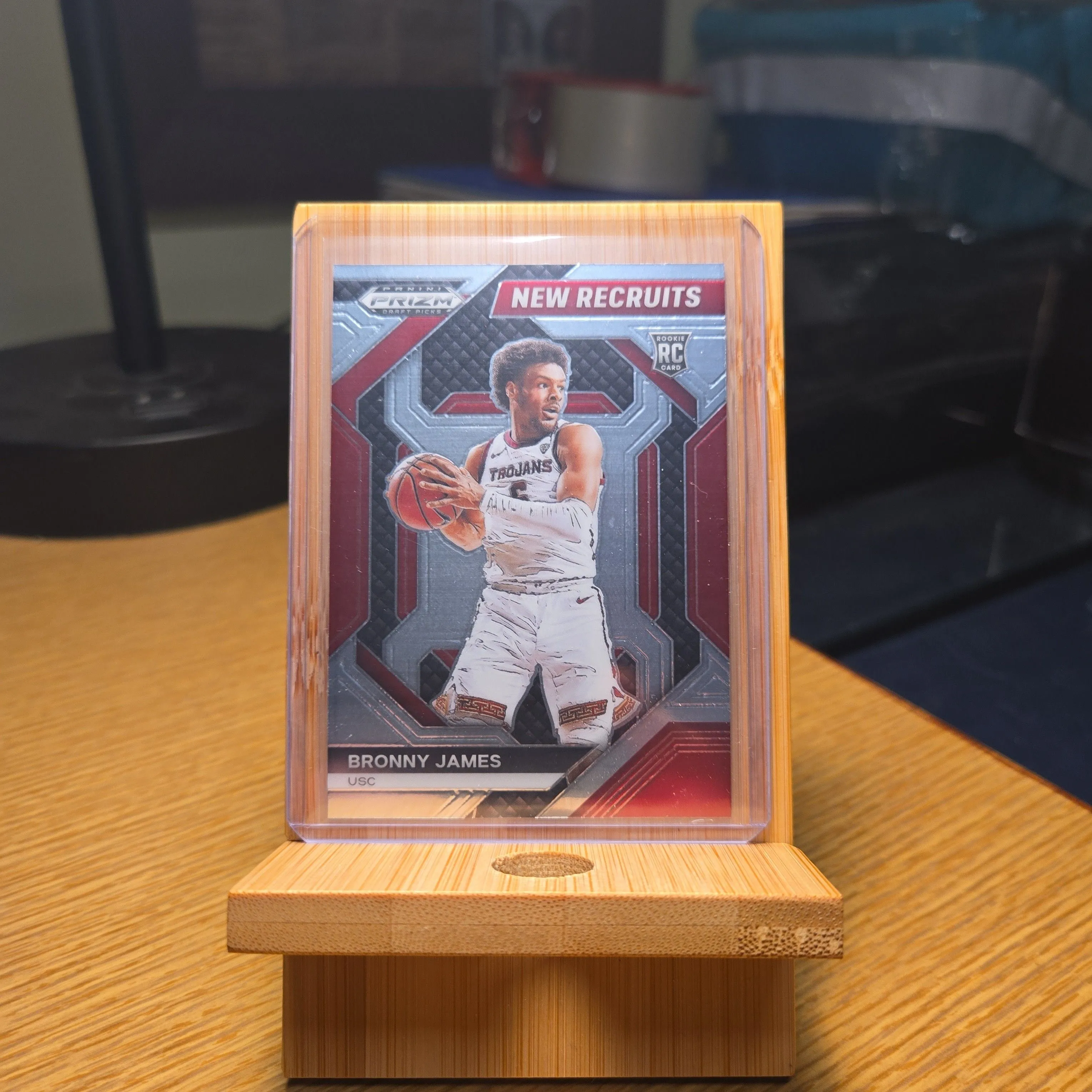 Product image for 2024 Panini Prizm Draft Picks New Recruits Bronny James RC 