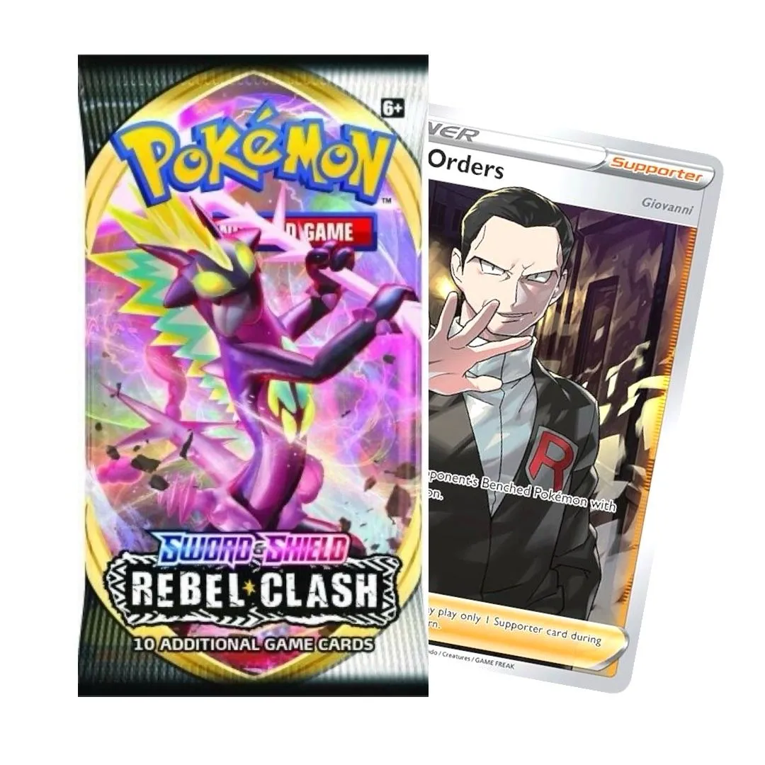1 x Rebel Clash Booster Pack - SWSH02 (ENG)  Whatnot: Shop, Sell, Connect