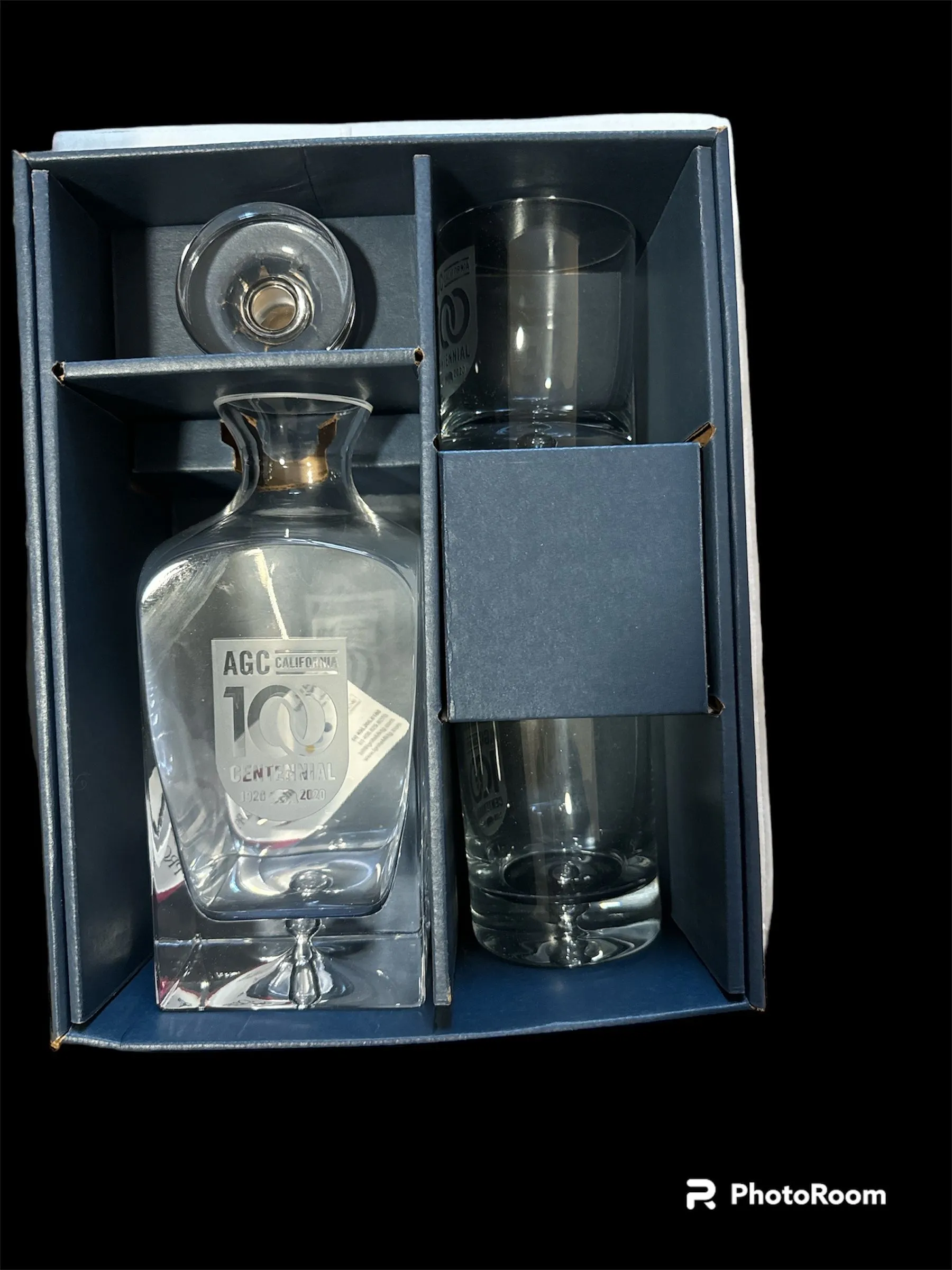Product image for NEW- Glass Wine Bottle and 2 Glass Cups