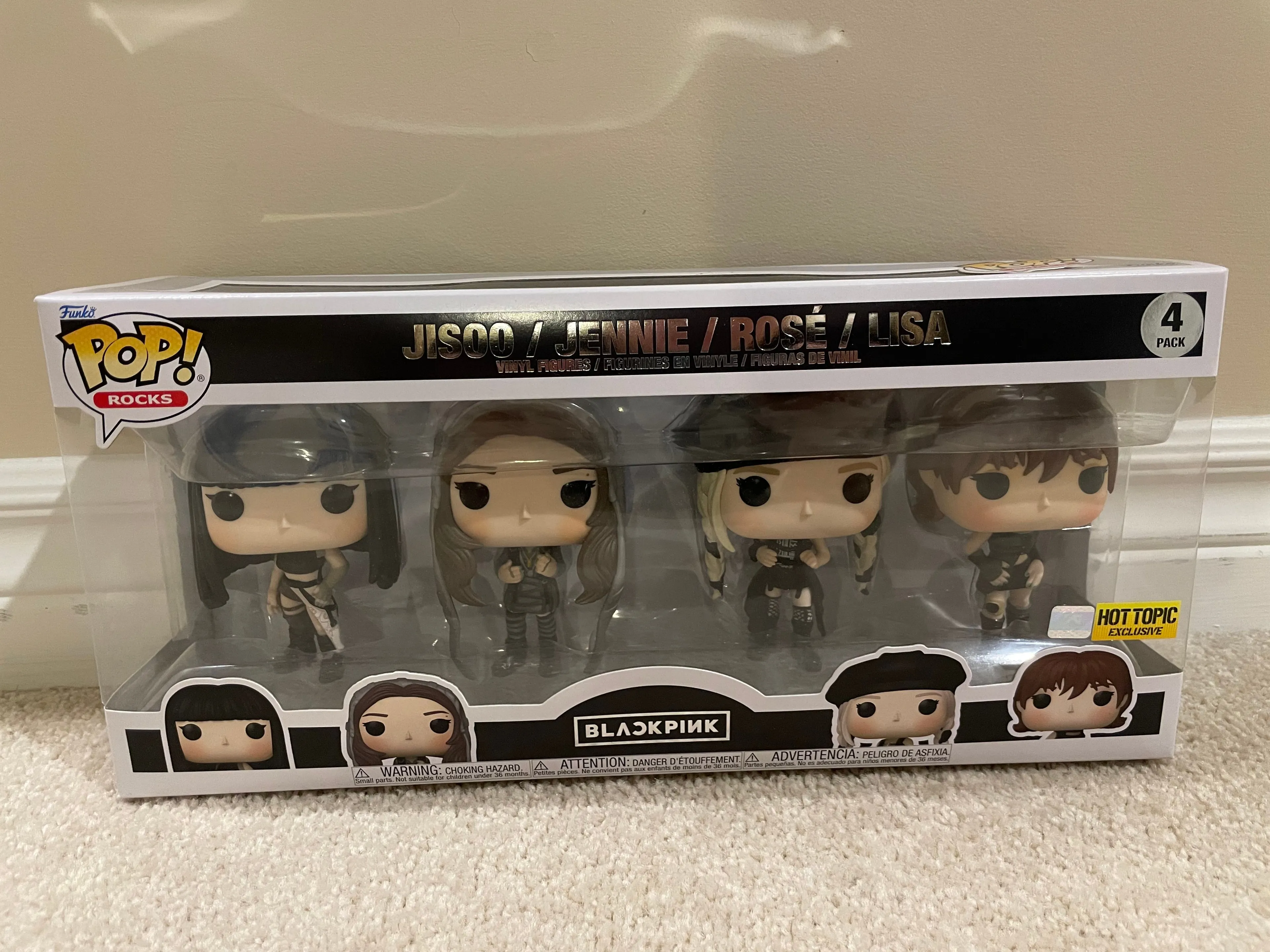 Product image for Blackpink Funko Pop Hot Topic Exclusive 4 Pack