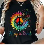 Product image for Reserved for angelrb421 Hippy Soul T-Shirt Medium Cotton New