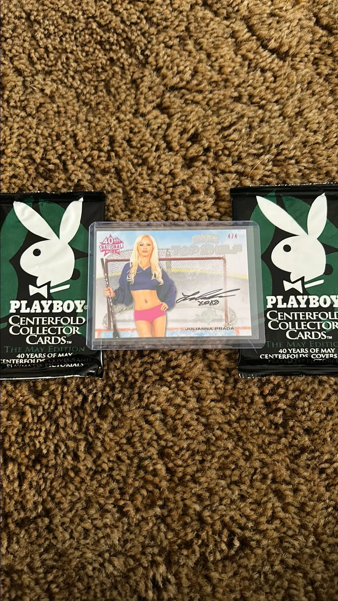 Product image for 0. $22 - Julianna Prada Autograph Card + 2 Packs