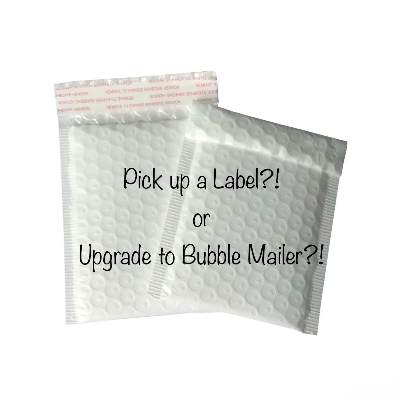 Product image for Label / Bubble Mailer Upgrade