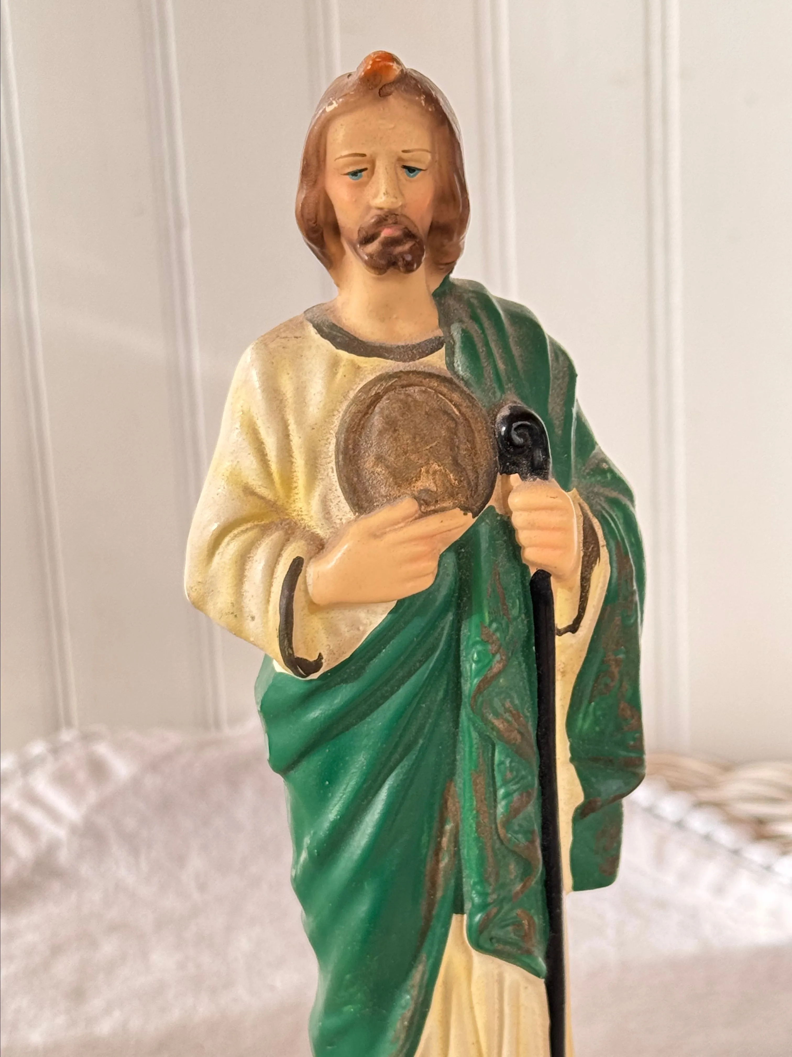 Product image for 05 - Vintage Saint Jude Statue Made in Italy 8"