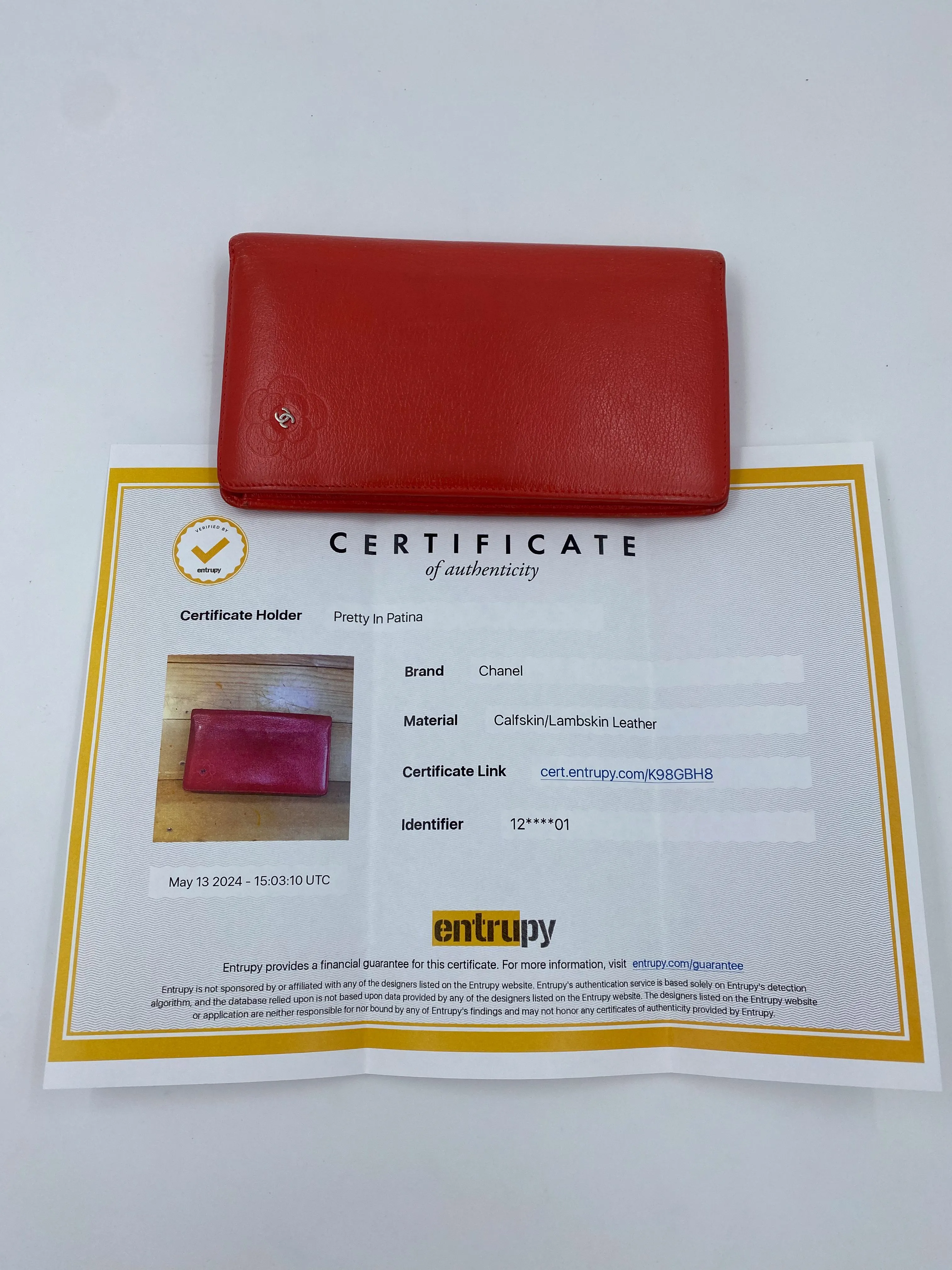 Product image for Chanel Flower Wallet Flap Style