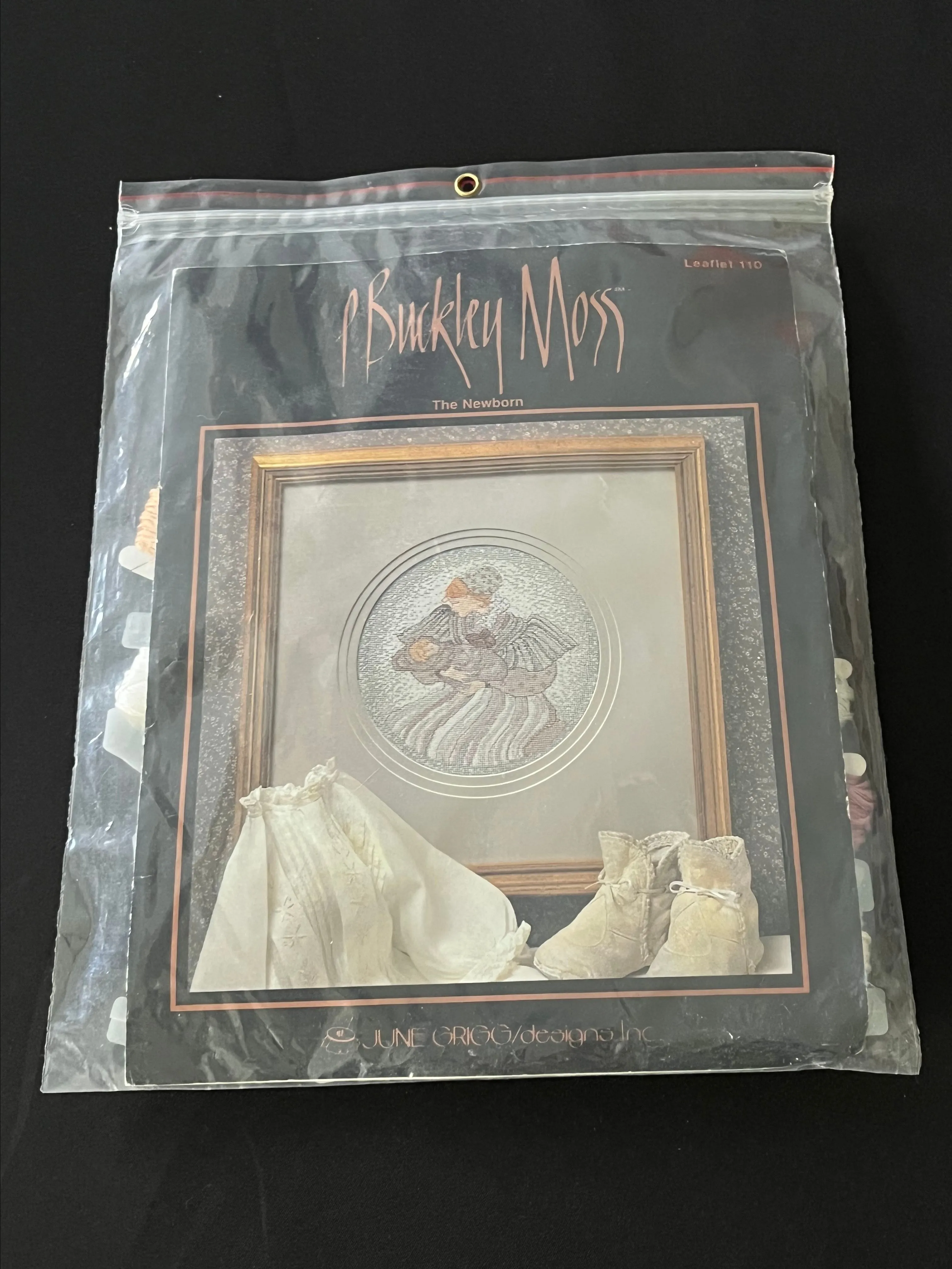 Product image for P Buckley Moss The Newborn Cross Stitch Kit Preowned