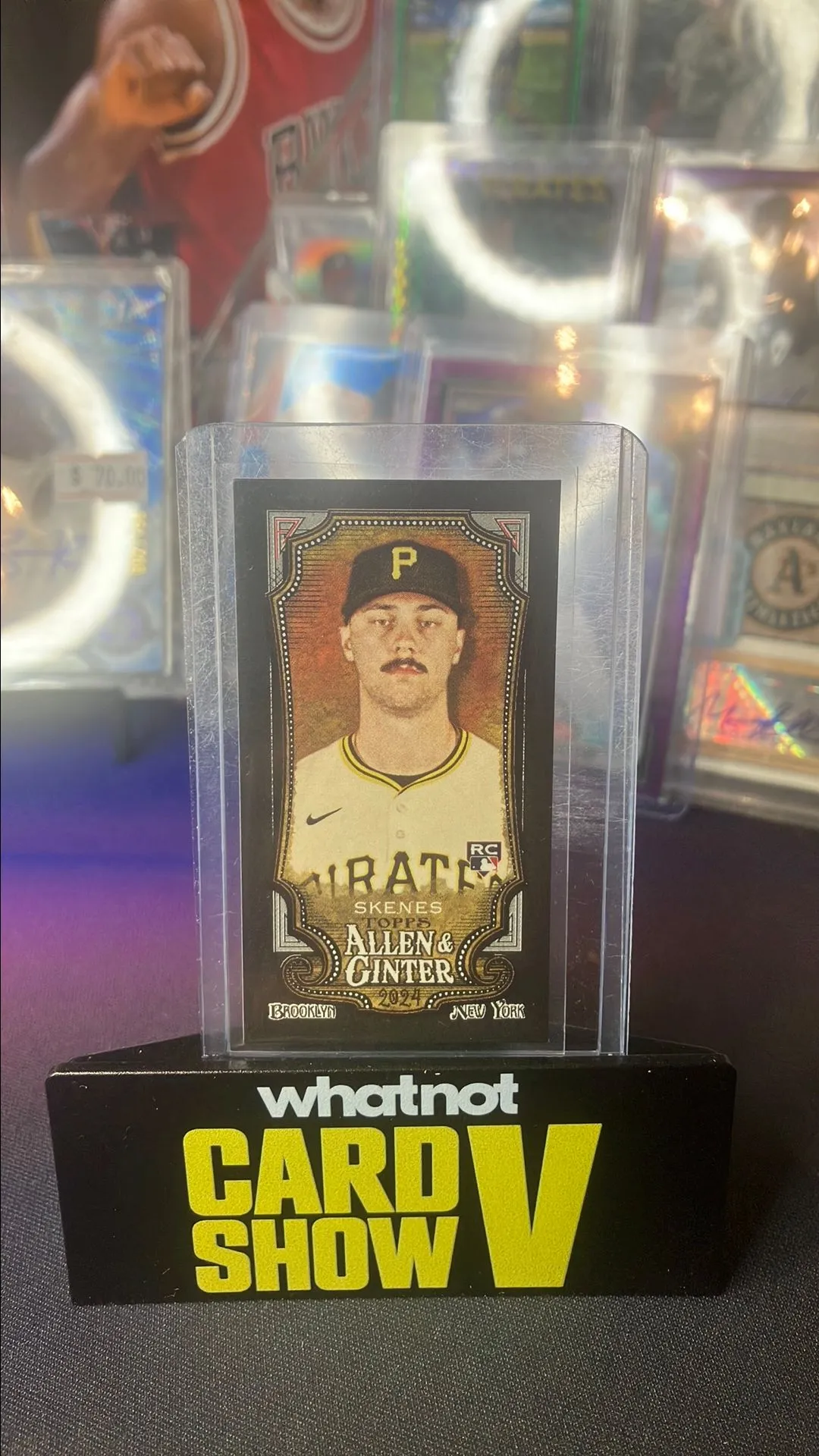 Product image for 2024 Topps Allen & Ginter Paul Skenes Mini Black Border RC