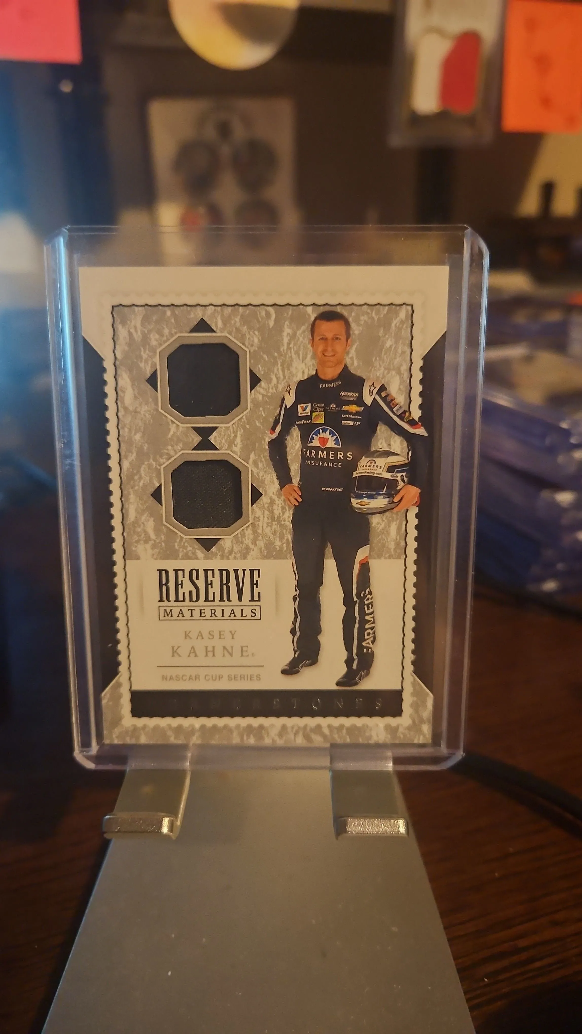 Product image for Kasey Kahne Race Worn Dual Patch ...2020 Cornerstones  Reserve Materials..Nascar