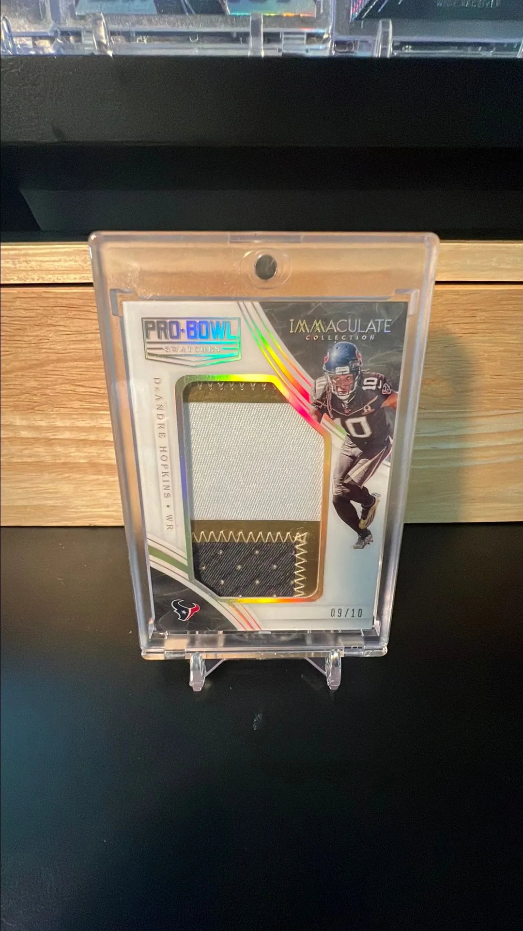 Product image for 2016 Immaculate Deandre Hopkins Pro Bowl Swatches 3 colors 9/10 Player Worn