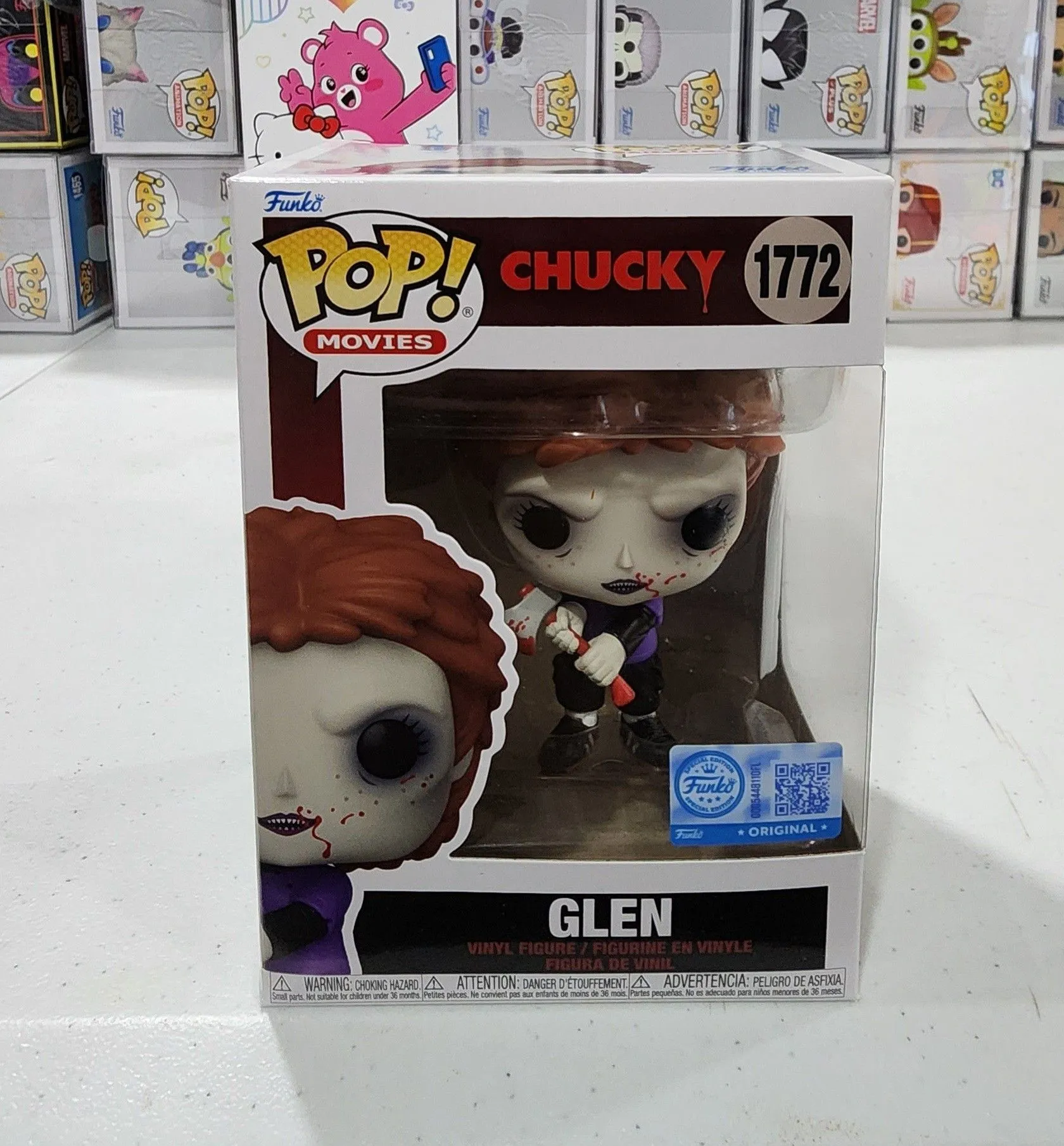 Product image for Funko Chucky Pop Glen with Axe Spirit Halloween Exclusive # 1772 