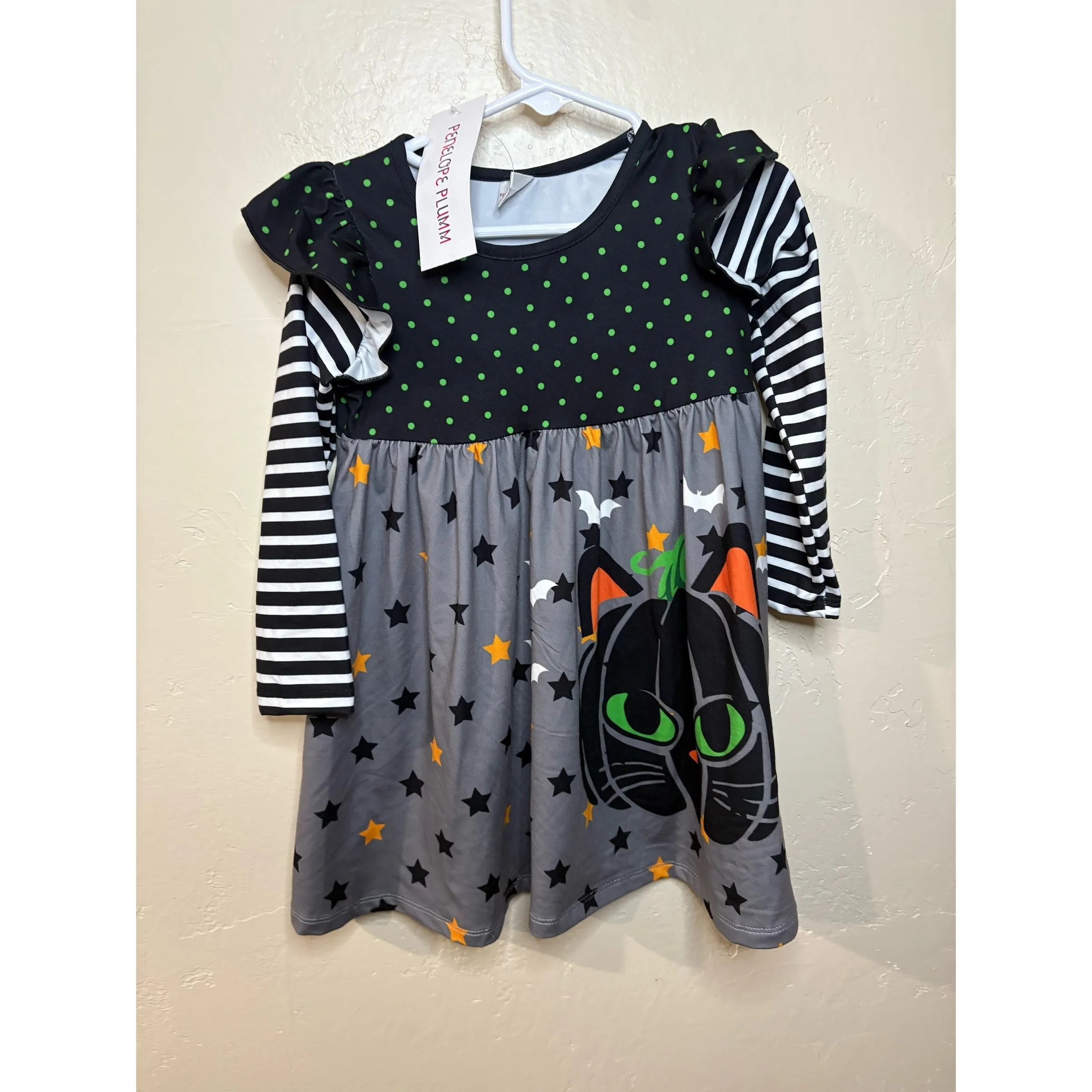 Product image for Penelope Plumm Black Cat Dress Size 3T