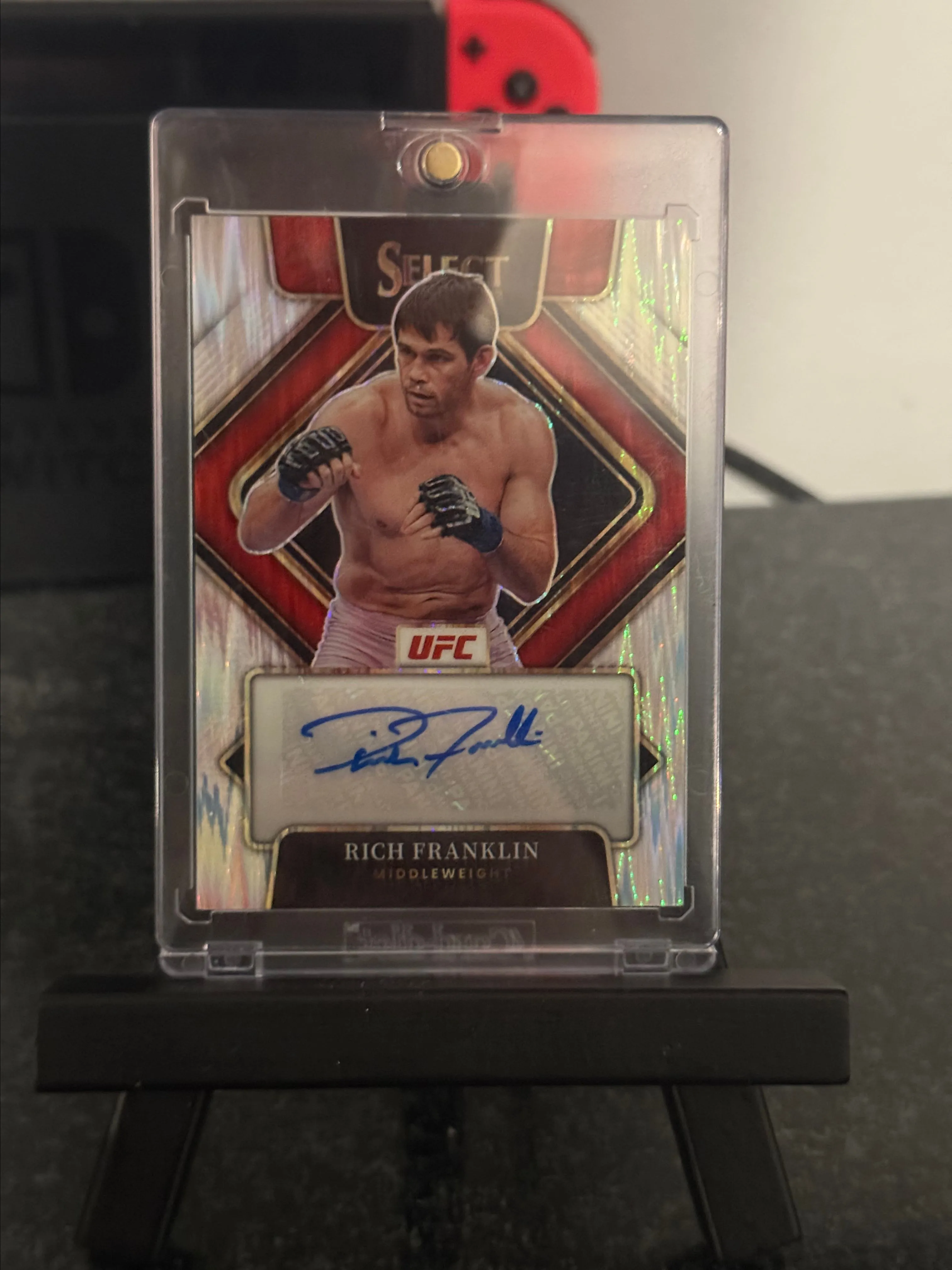 Product image for 2022 Panini Select UFC Rich Franklin Autograph Card