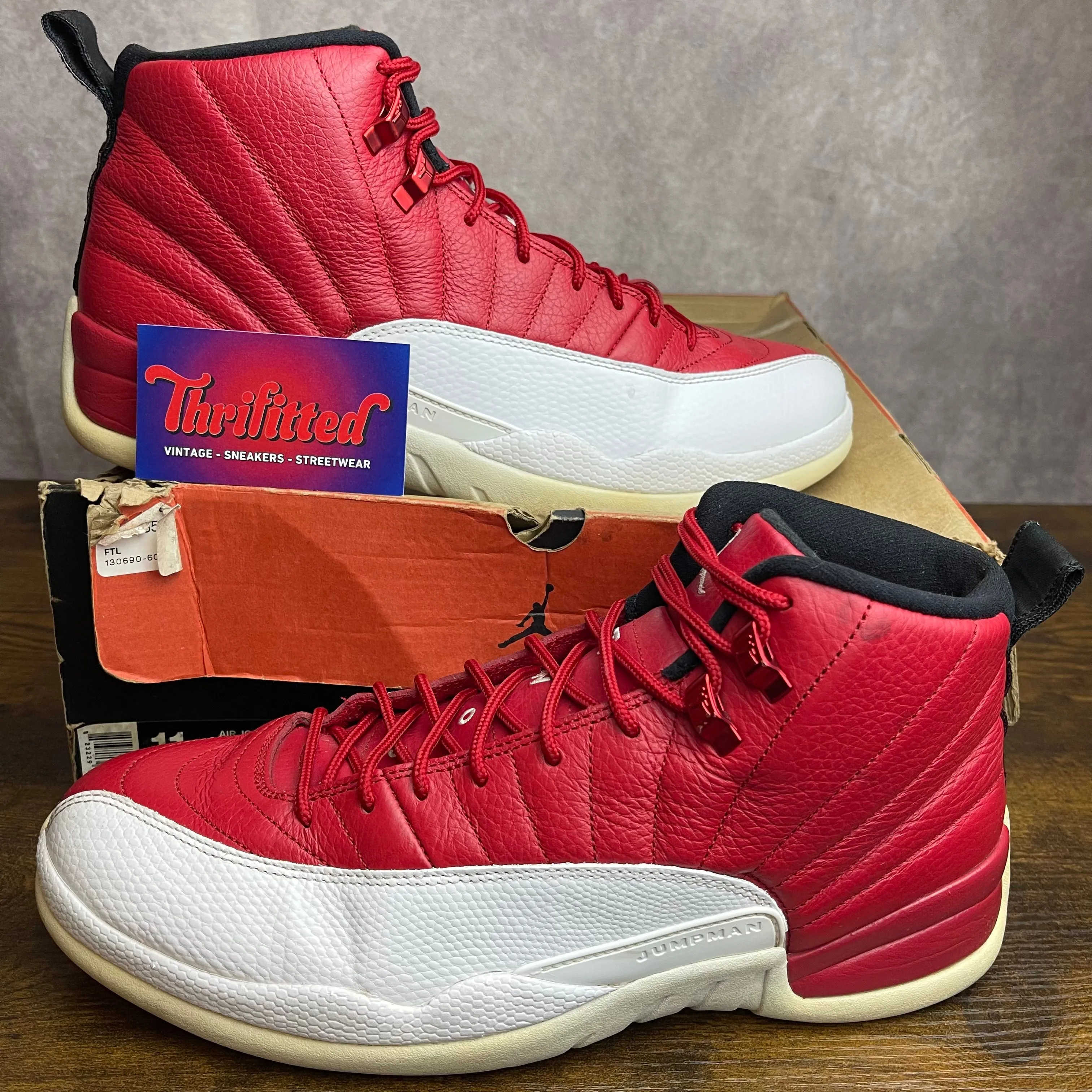 jordan 12 gym red size 12