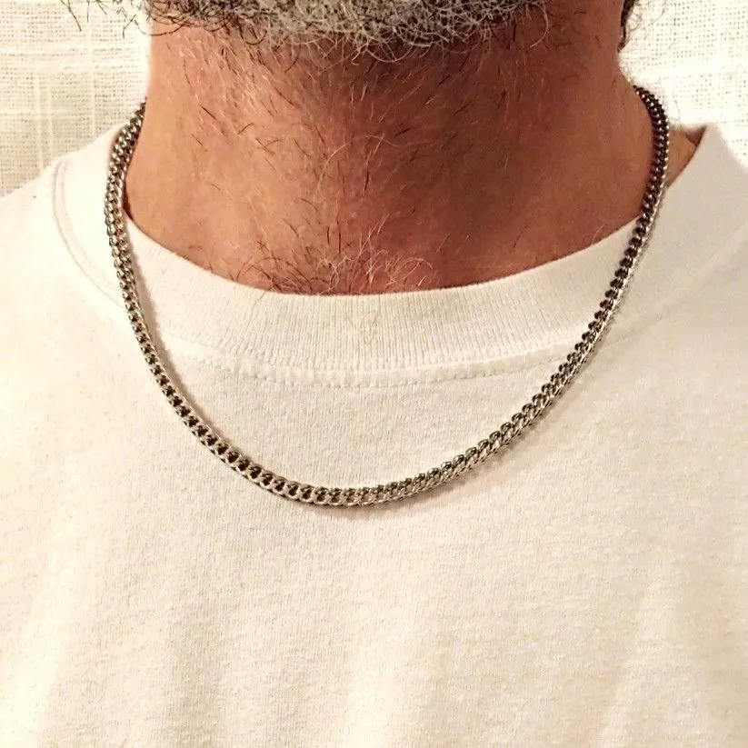Product image for Mens Stainless Steel Box Chain