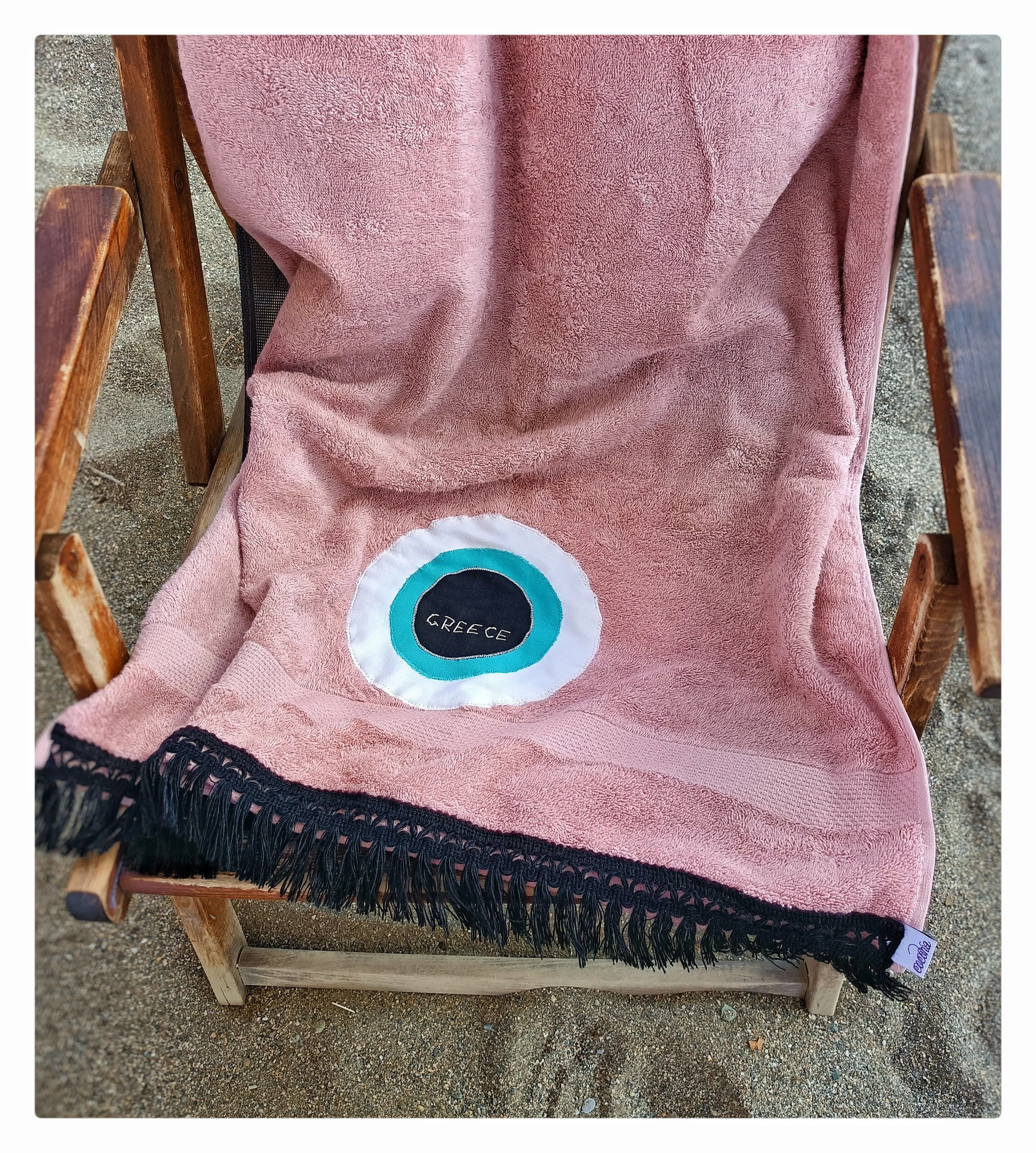 Product image for The mati beach towel (evil eye)