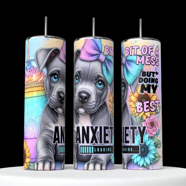 Product image for 20oz Kayla Anxiety Dog Tumbler
