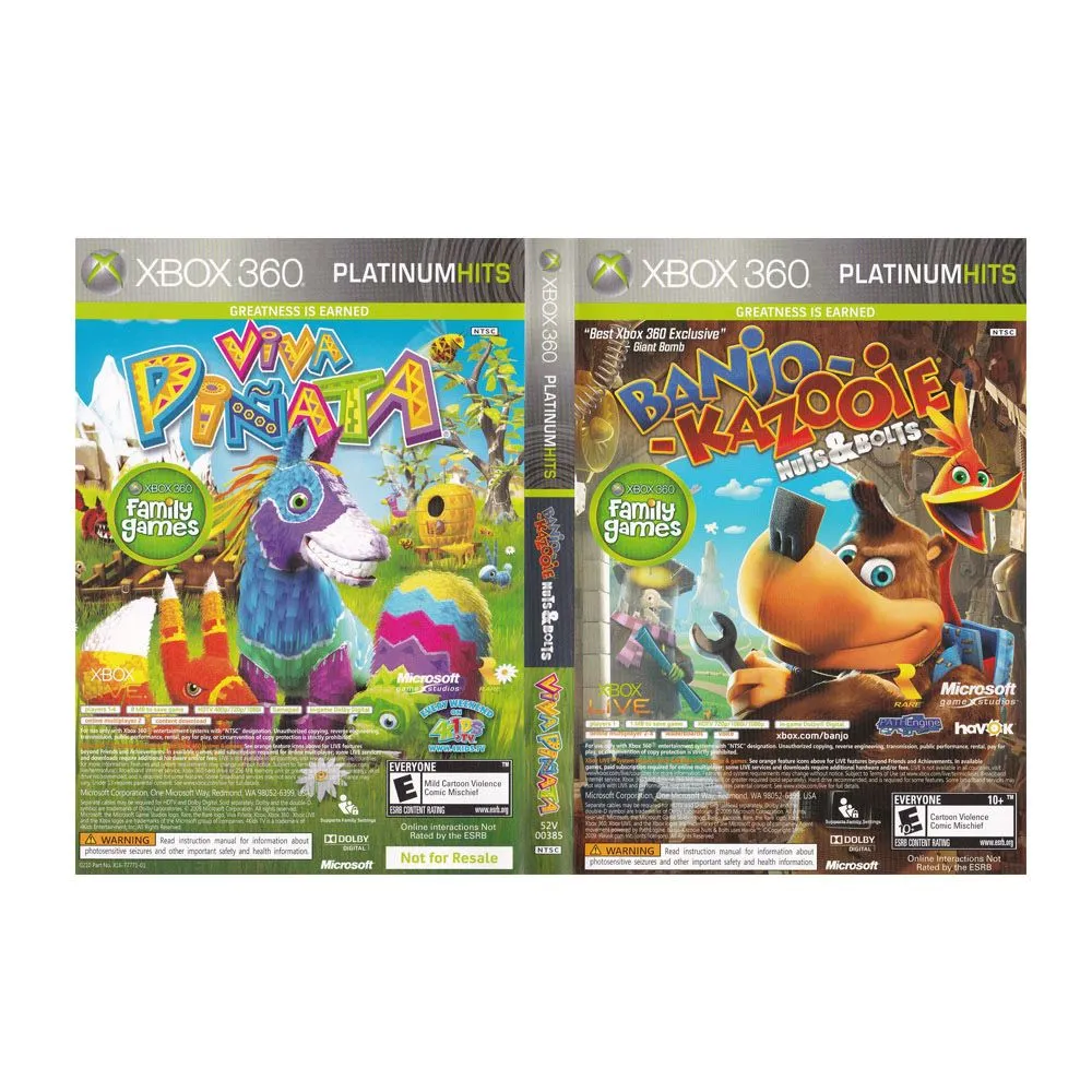 Product image for Banjo Kazooie / Viva Pinata Combo Xbox 360 SEALED NEW