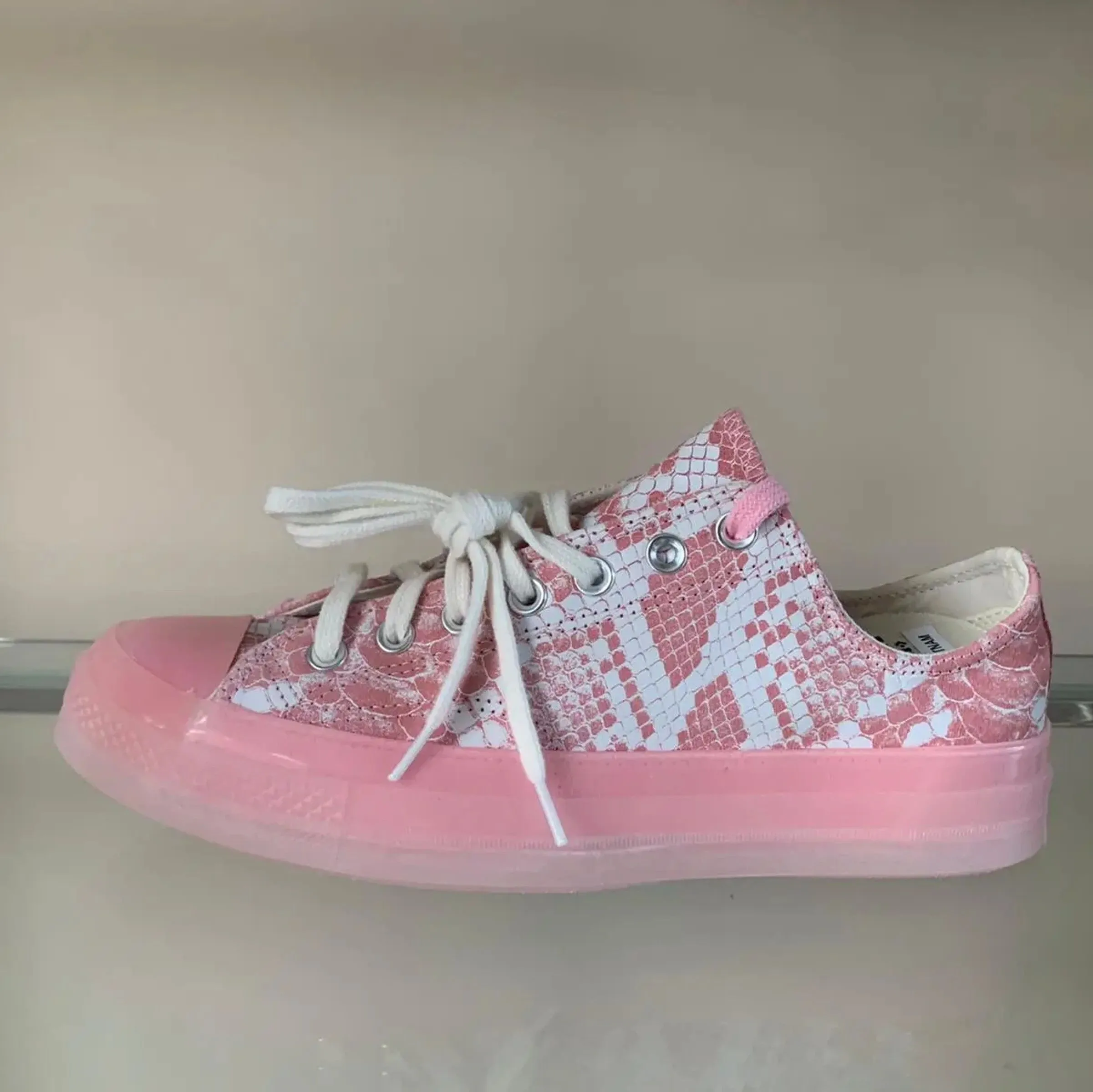 Product image for Converse × Golf Wang, Chuck 70 Ox in Pink Python BNWT