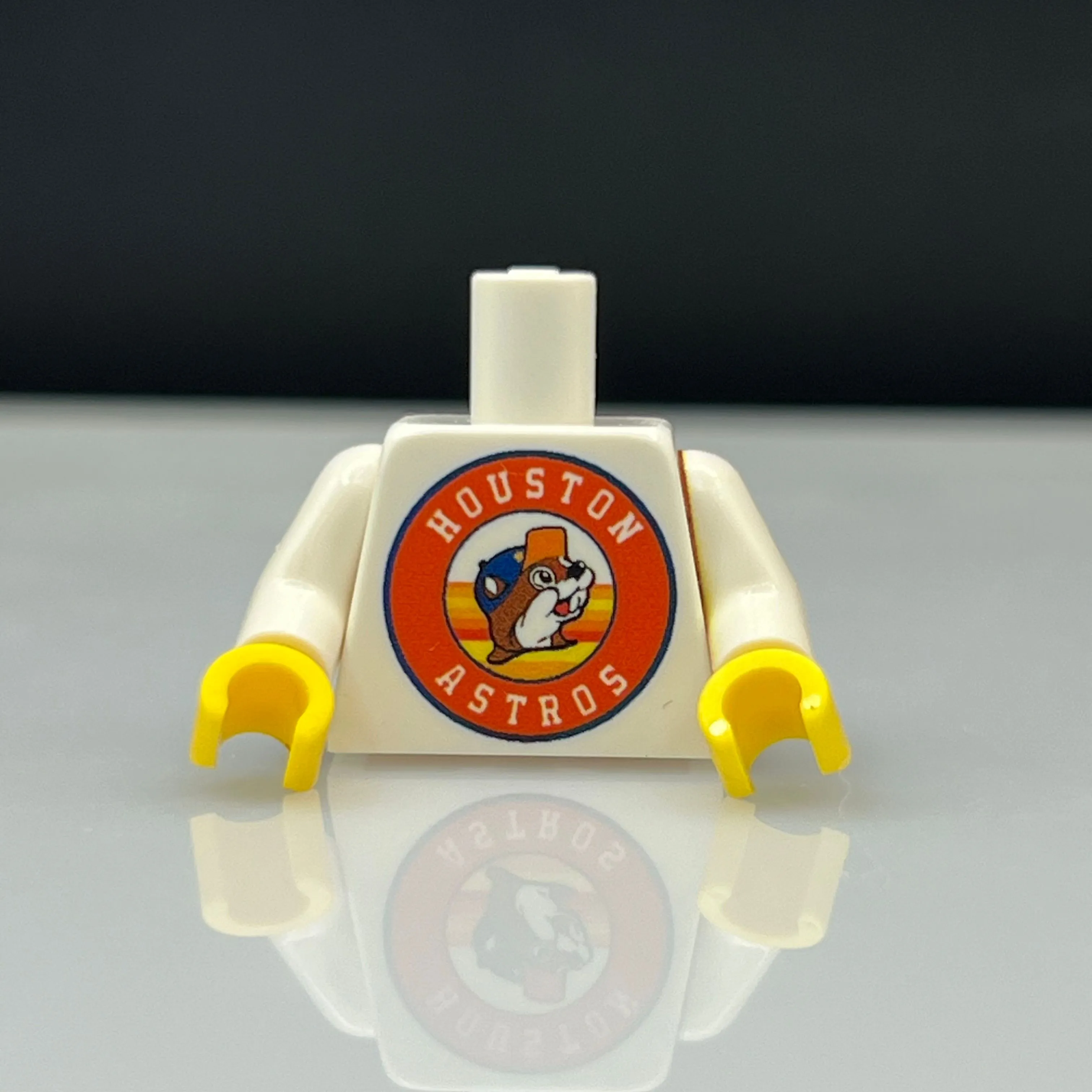 Product image for Custom Printed Houston Astros Buc-ees Torso - White