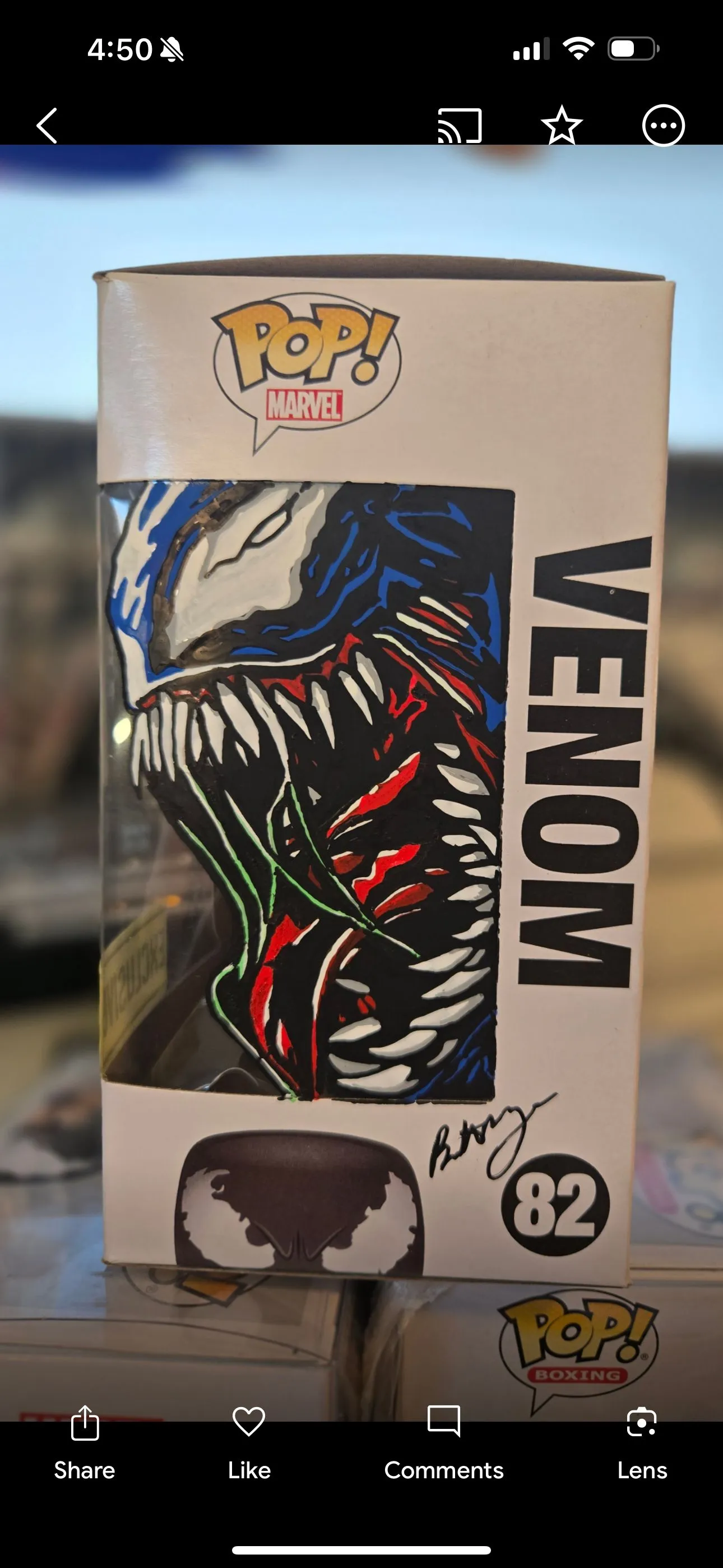 Product image for Venom Funko Pop with Remark