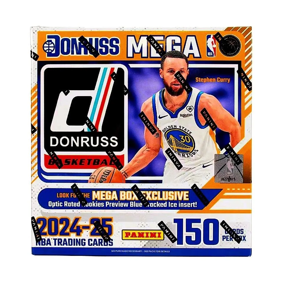 Product image for 2024-25 NBA Donruss NPP Mega Box "Blue Cracked Ice"