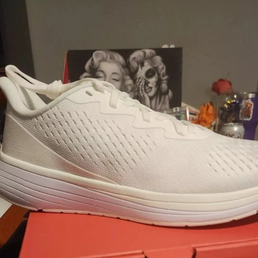 Product image for Lane Eight Shoe Sneaker The Relay Trainer White 8W NIB MSRP 150.00
