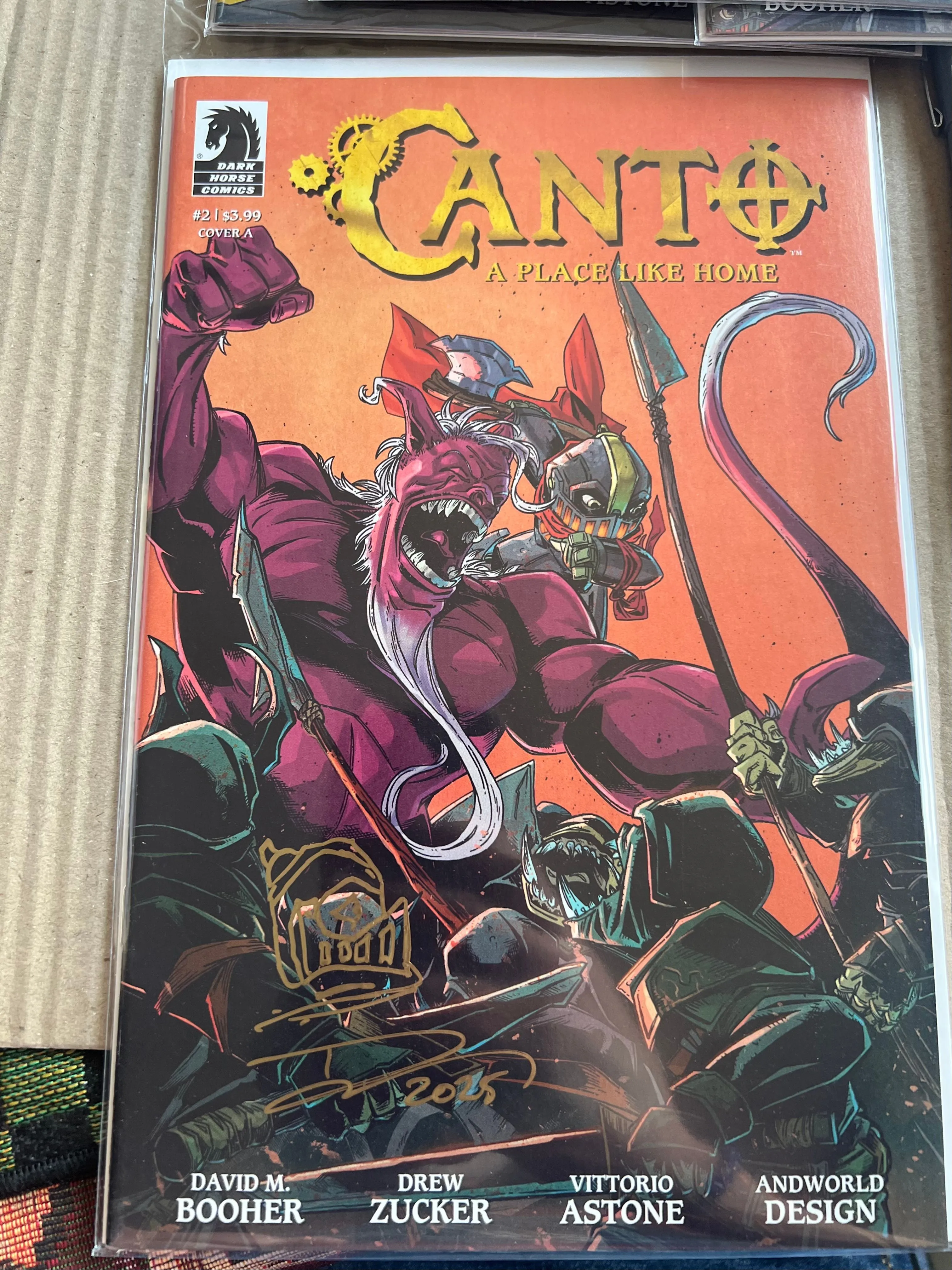 Product image for CANTO: A PLACE LIKE HOME #2 cover A signed & remarqued