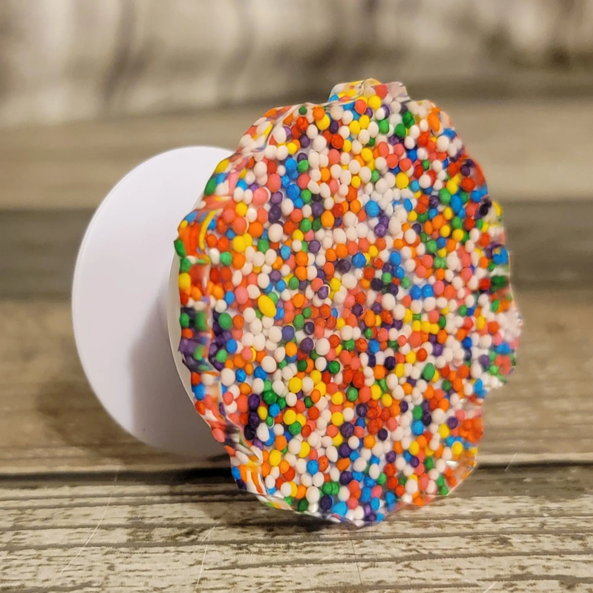 Product image for Multicolor OddShaped Sprinkles Phone Socket/Holder