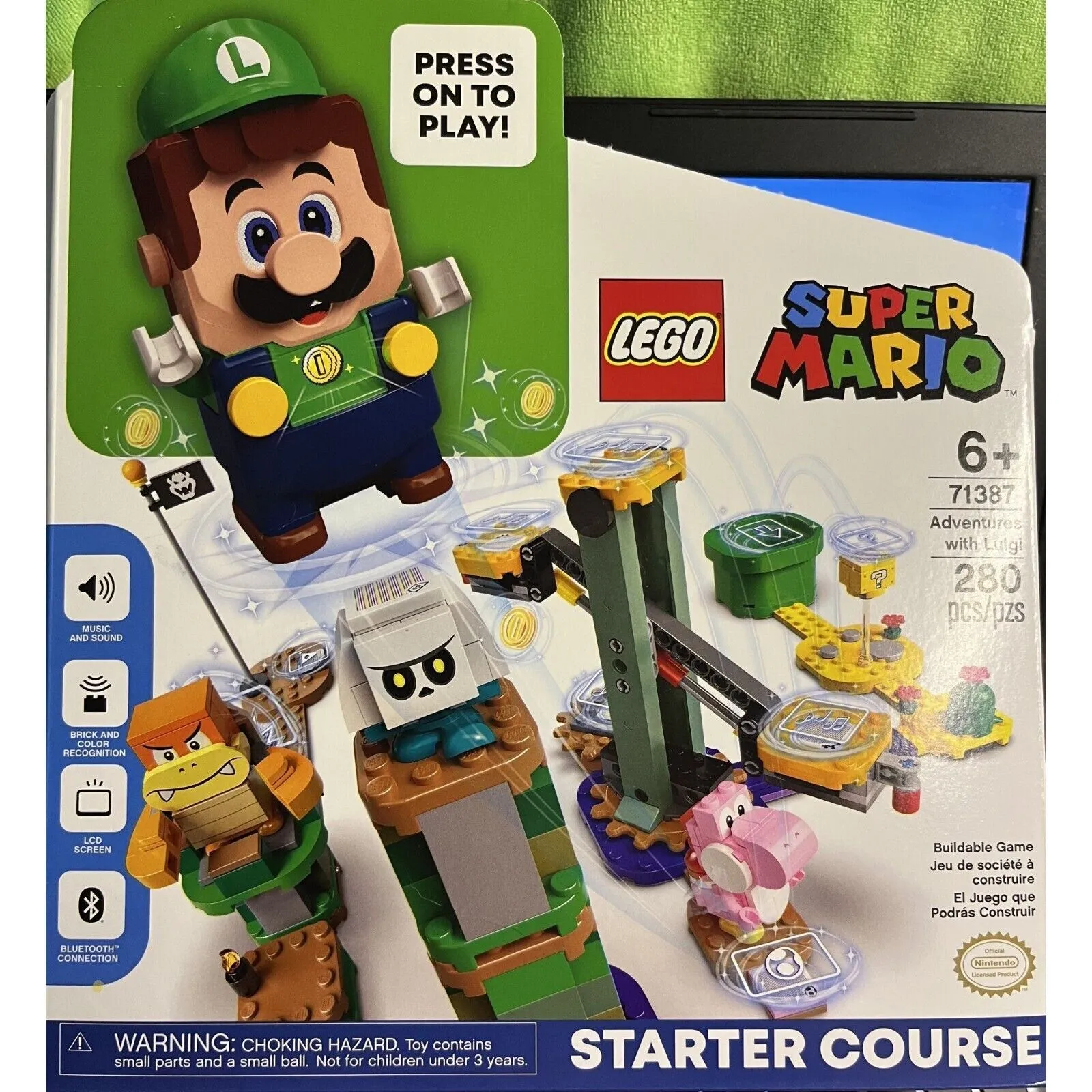 Lego Luigi Starter Set OLLIERV Lego Set 71387 280 Piece Super