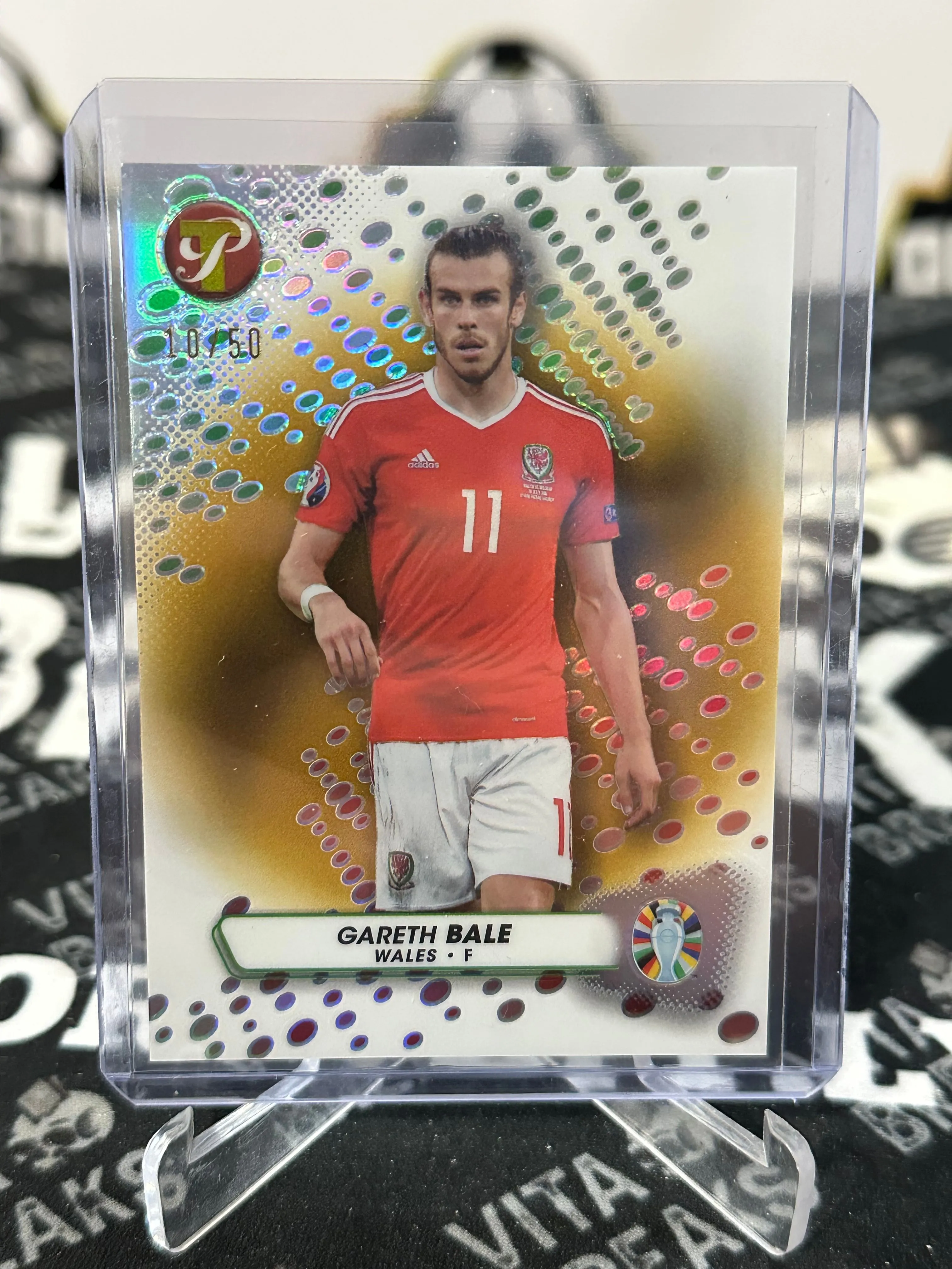 Product image for GARETH BALE PRISTINE EURO GOLD /50