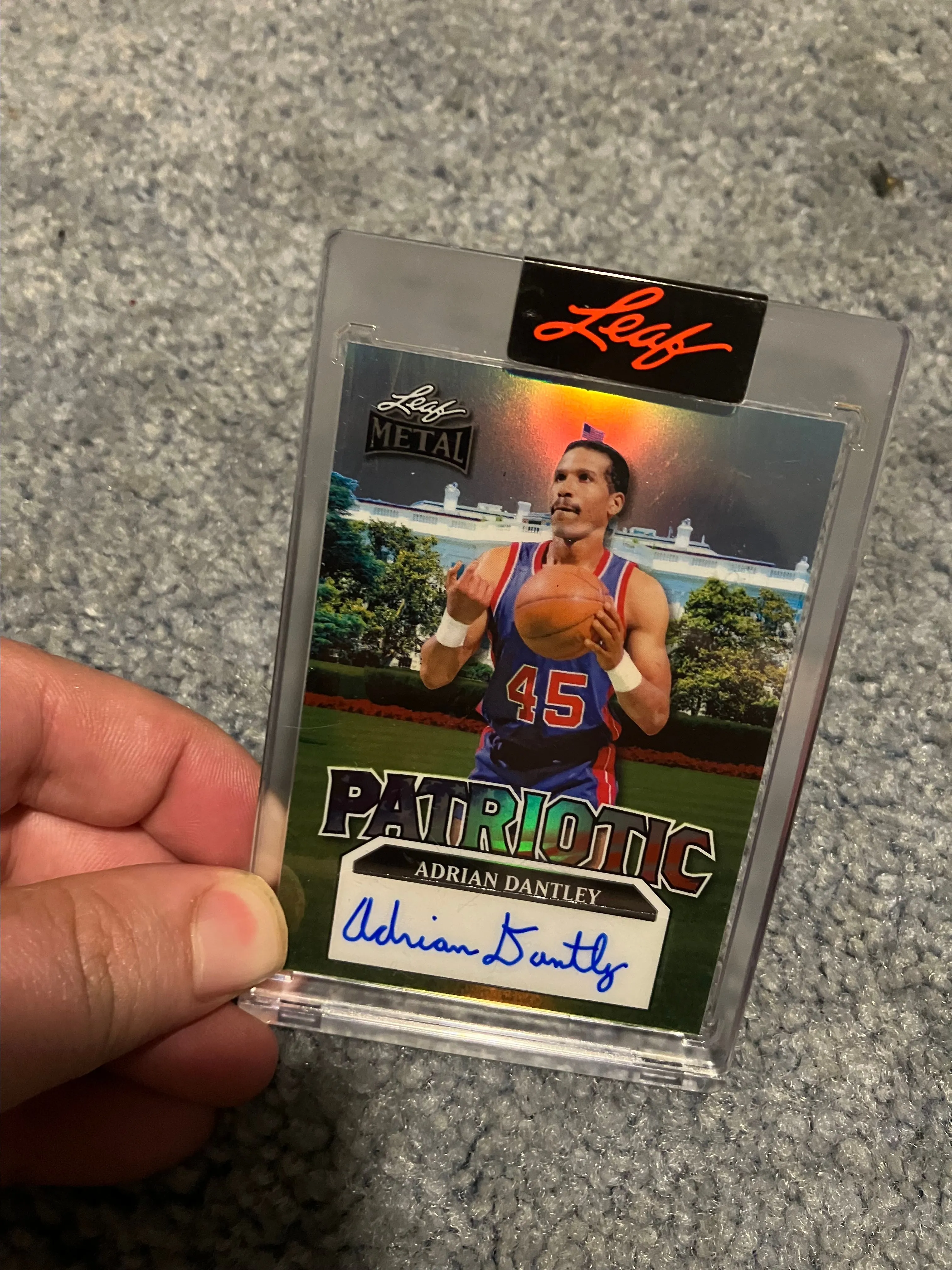Product image for adrian dantley 1/1 auto