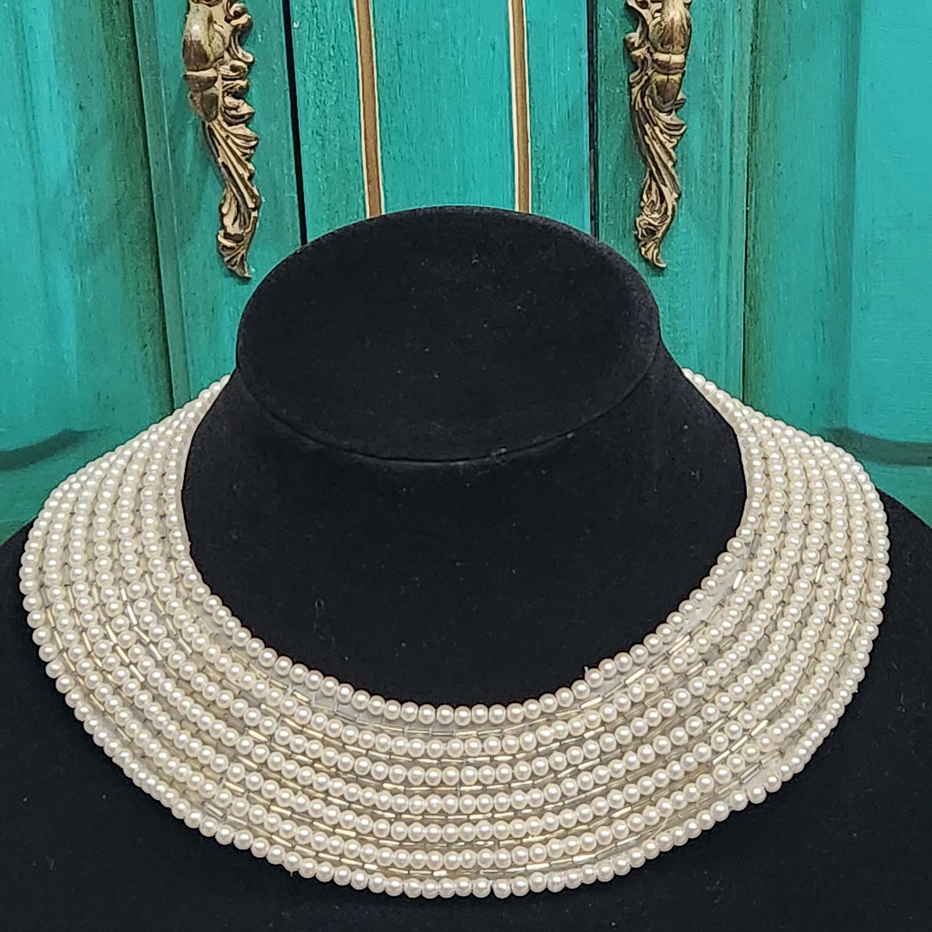 Product image for Handmade beaded collar