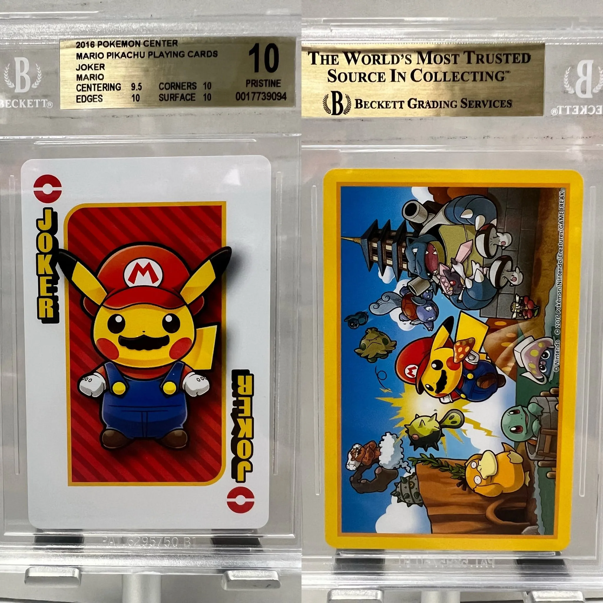 2016 Beckett 10 Mario Pikachu Playing Cards Joker  Whatnot: Shop, Sell,  Connect