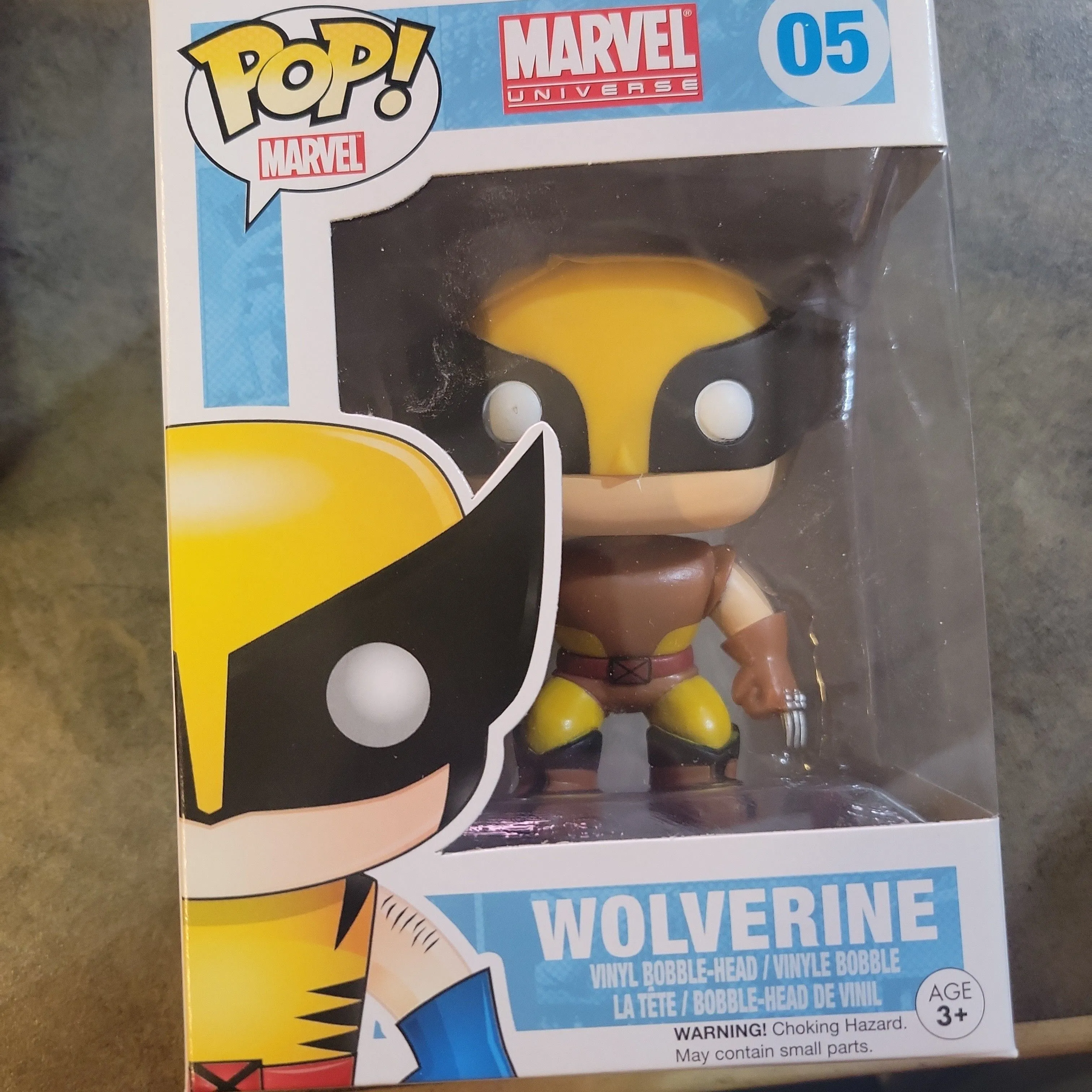 Product image for Funko Pop Marvel 05 Wolverine Brown Suit