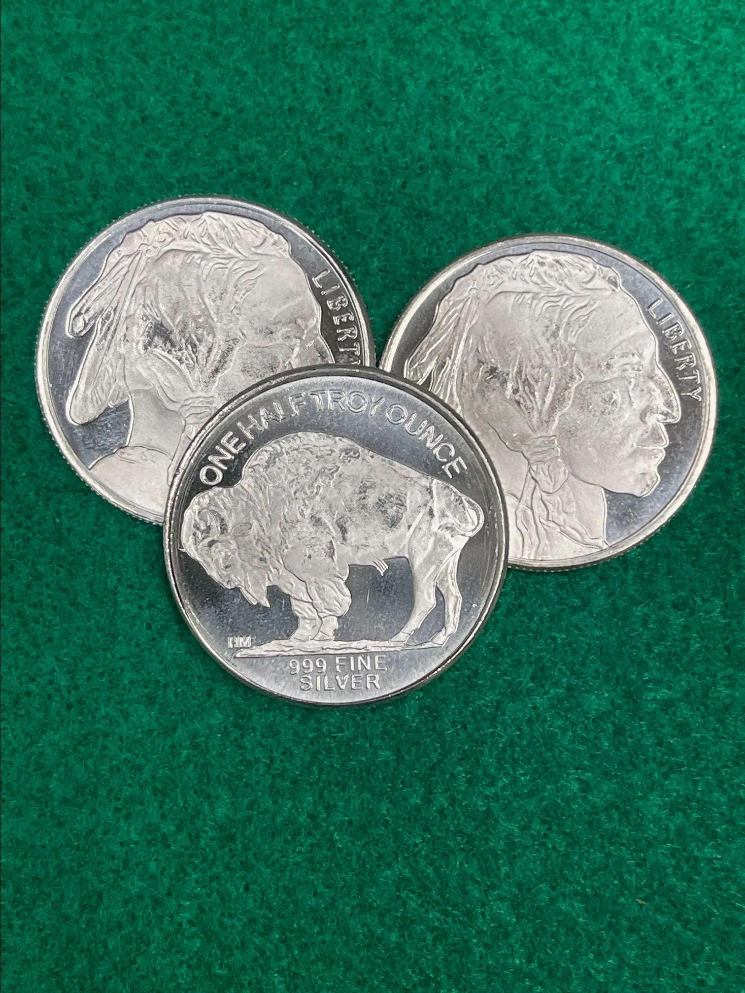 Product image for 1/2 oz Silver Buffalo Rounds BU