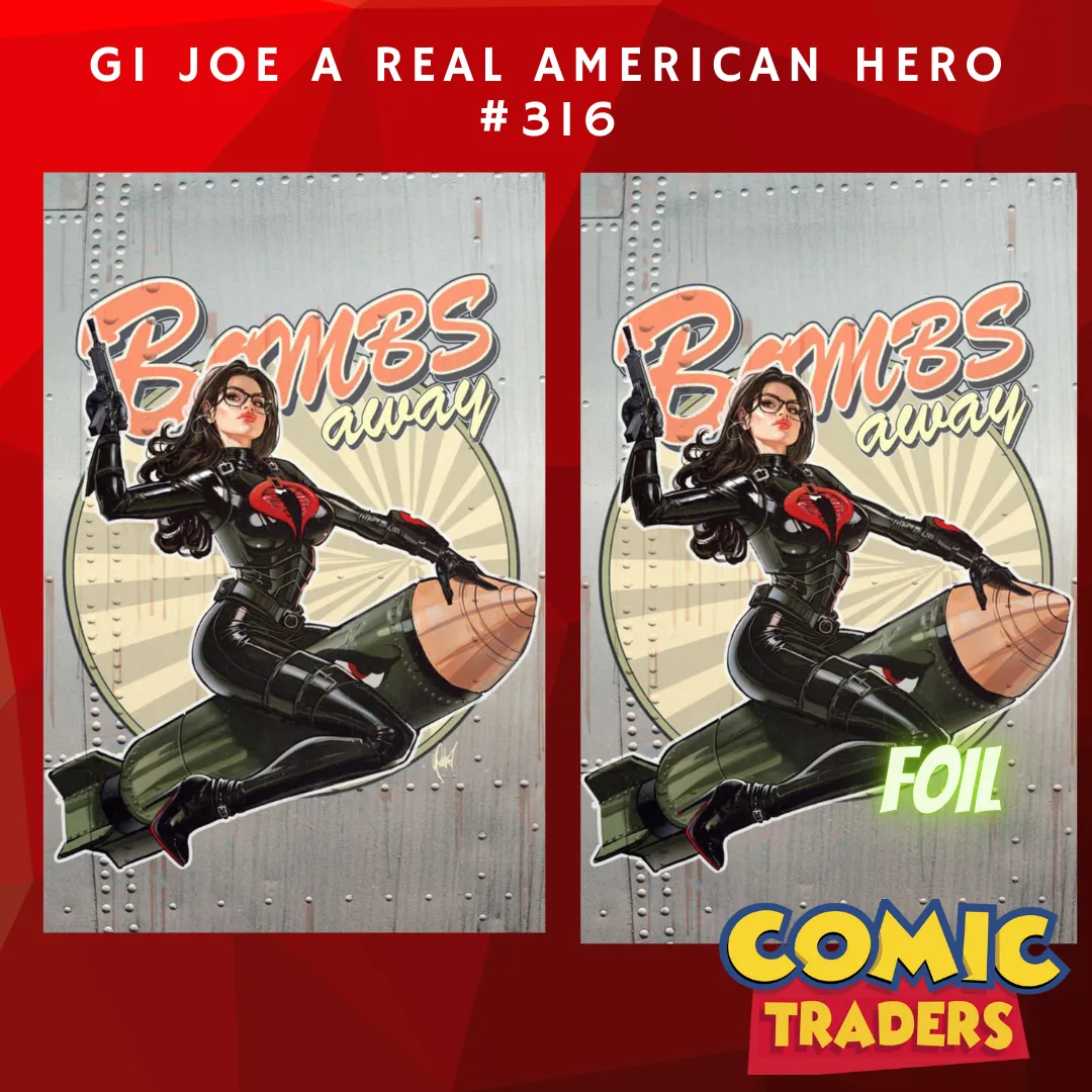 Product image for GI JOE A REAL AMERICAN HERO #316 CEDRIC POULET EXCLUSIVE VARIANT 2 PACK