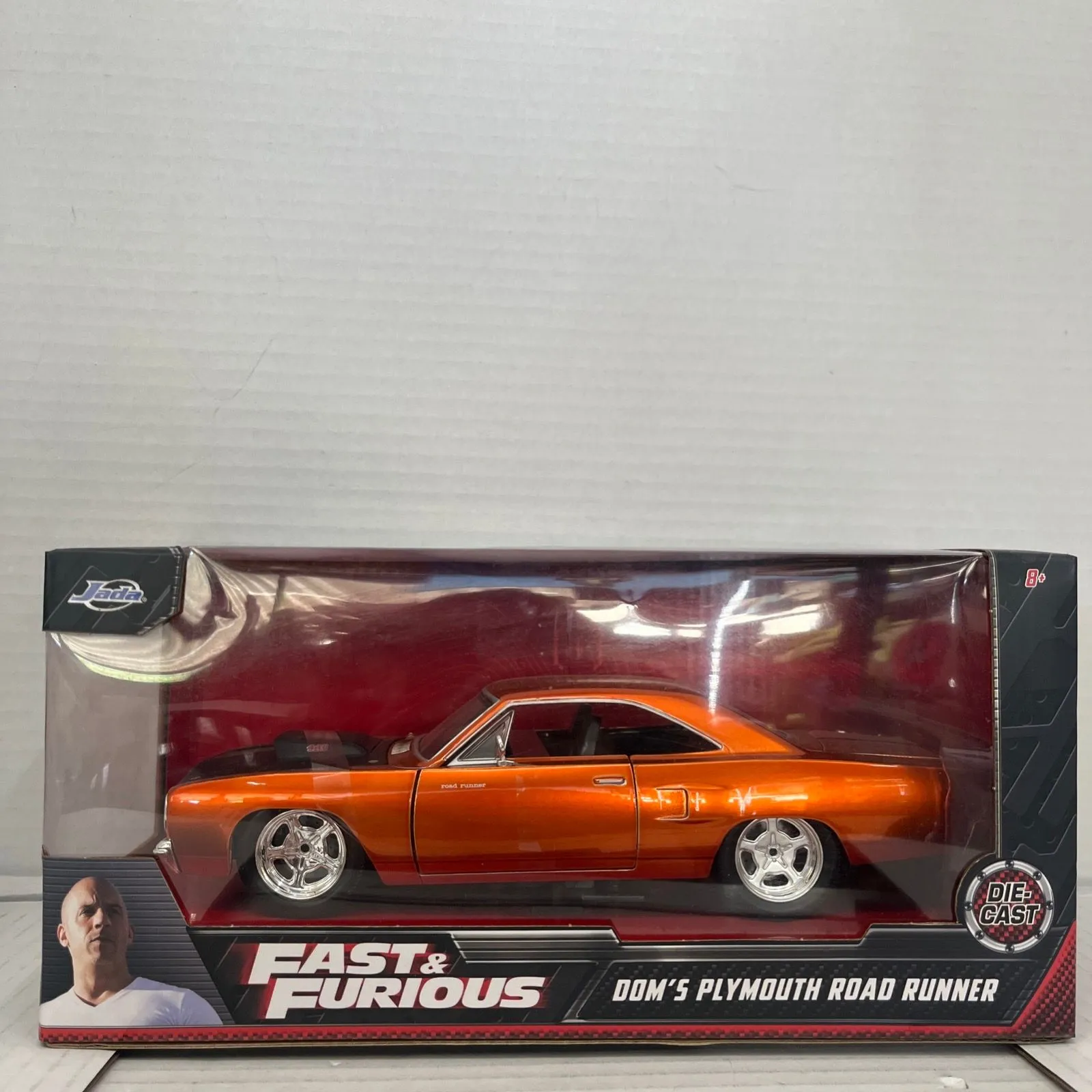 Product image for Jada Die Cast 1:24 Fast & Furious Dom's Plymouth Road Runner Burnt Orange