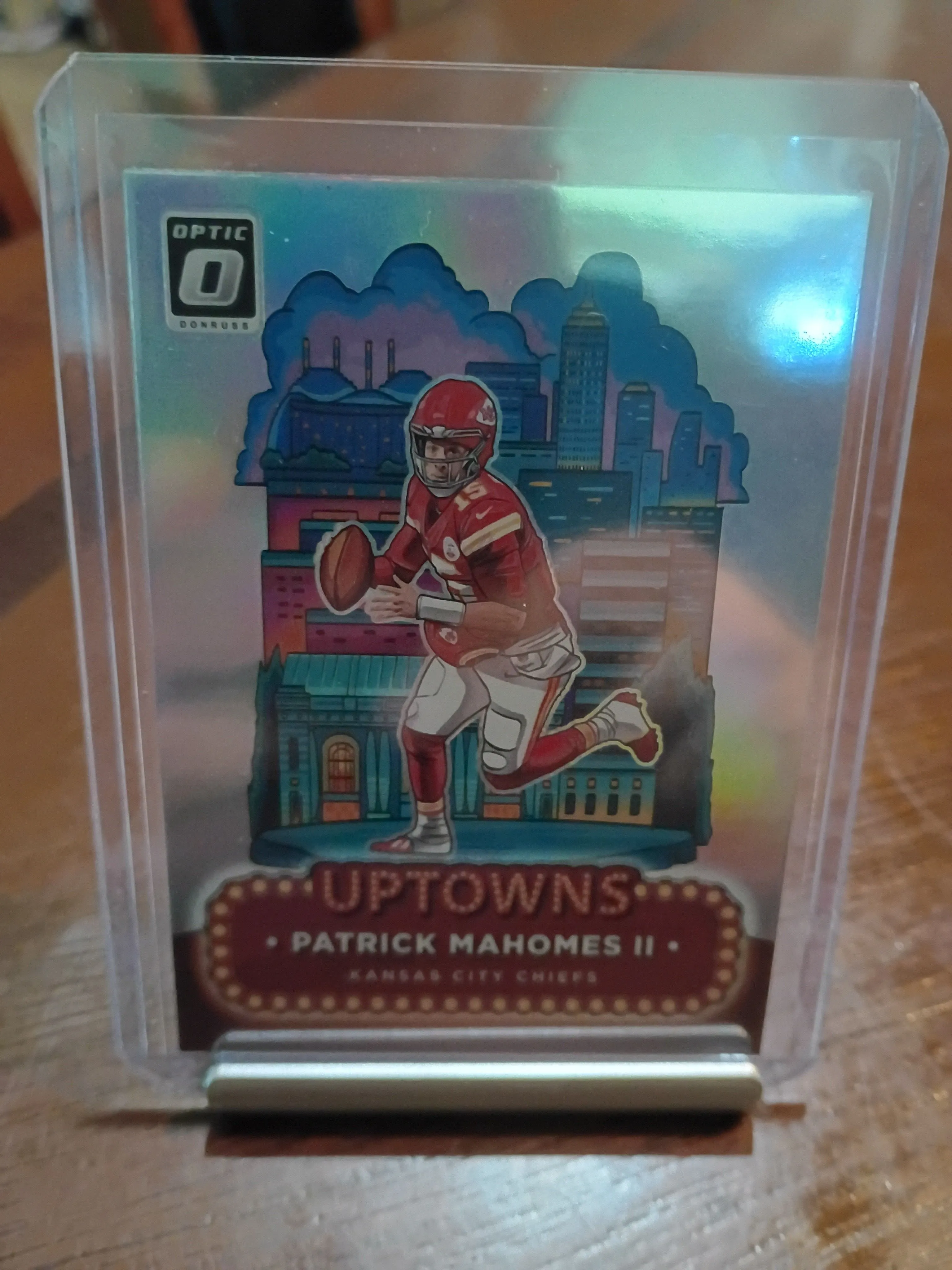 Product image for 2024-25 Optic Football Patrick Mahomes Uptown Case Hit