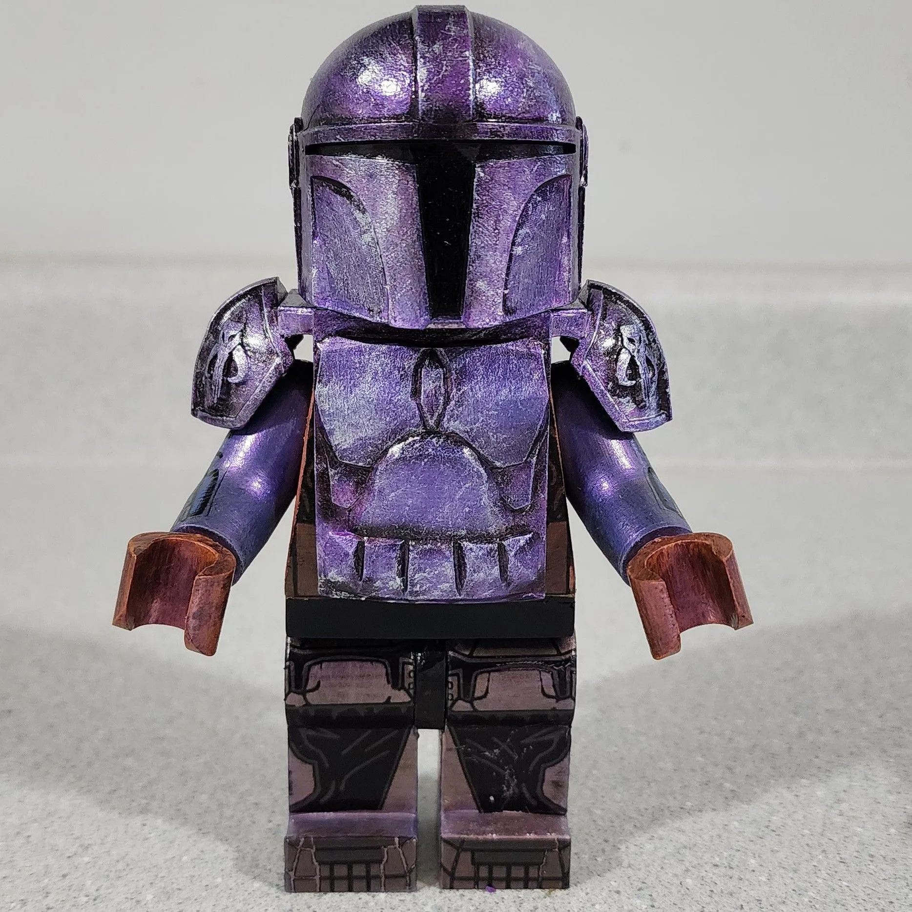 Product image for Resin 3D Printed 6" Custom Mandalorian "Mini" Figure