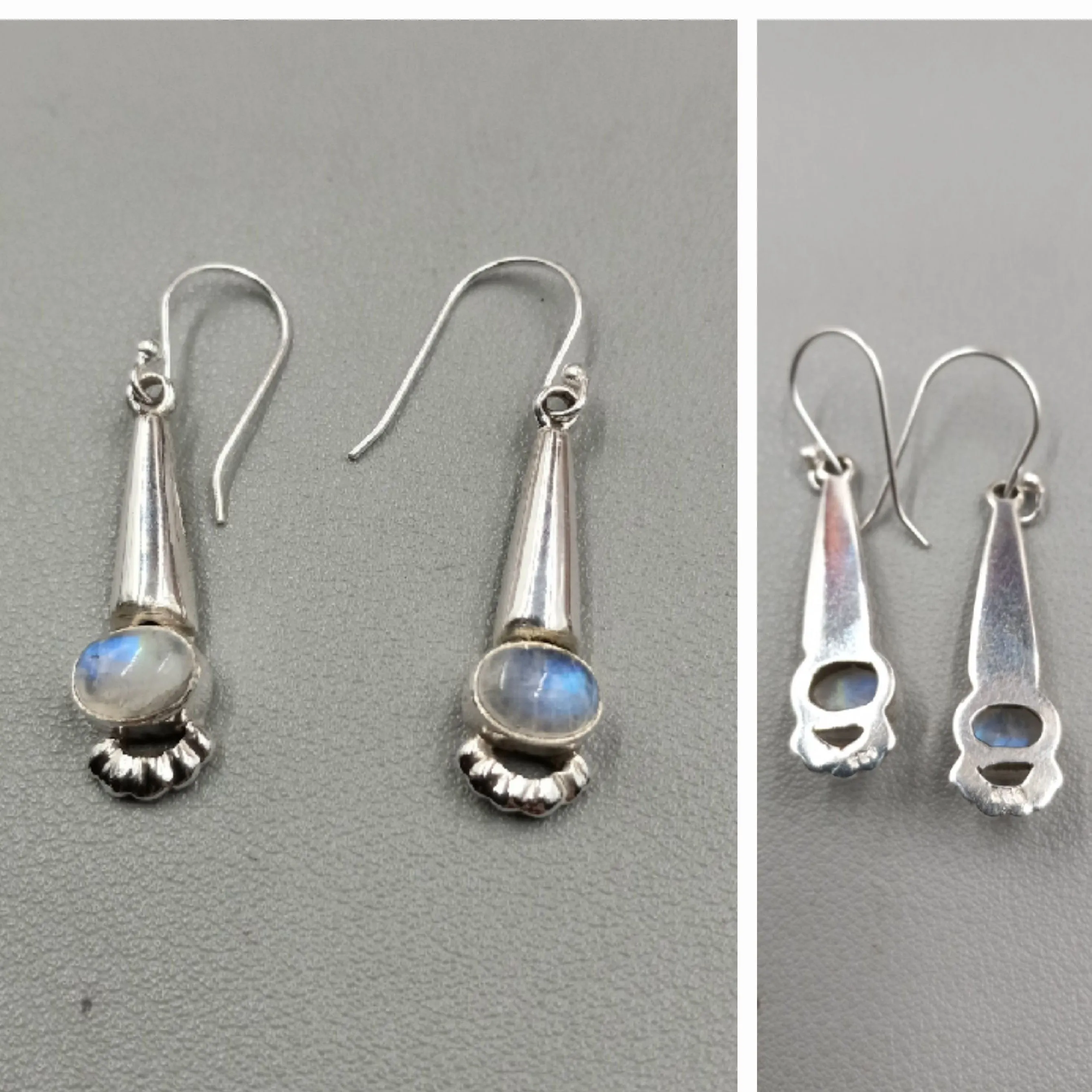 Product image for Balinese 925 Moonstone earrings