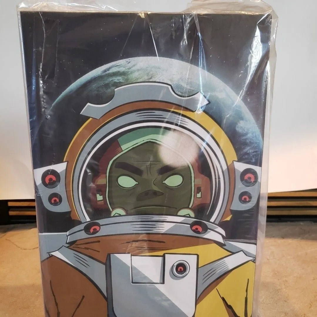 Product image for Gorillaz Russel Superplastic Strange Timez Astronaut Action Figure 12 Inch