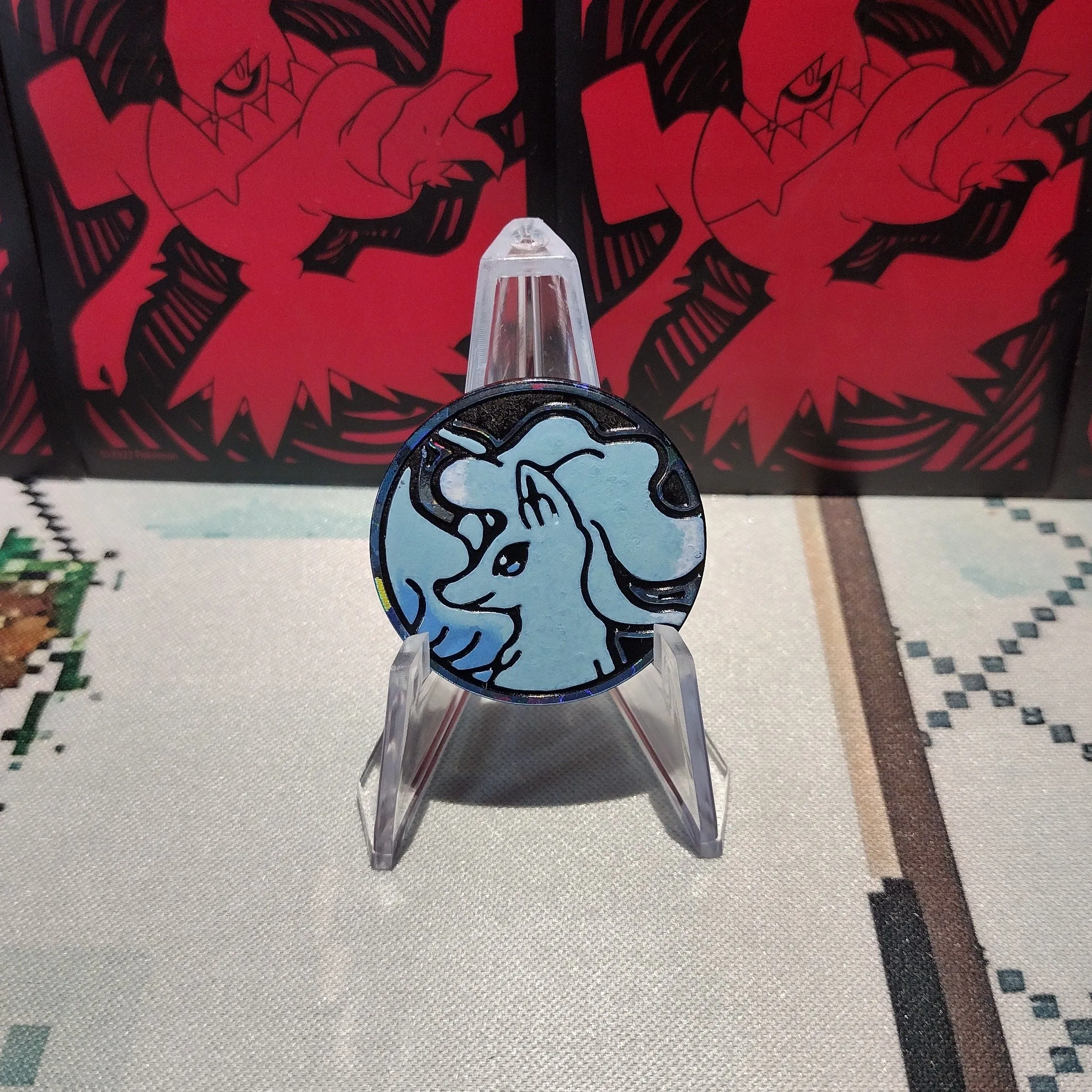 Product image for Painted Pokemon Coins - Shiny/Alolan Ninetales