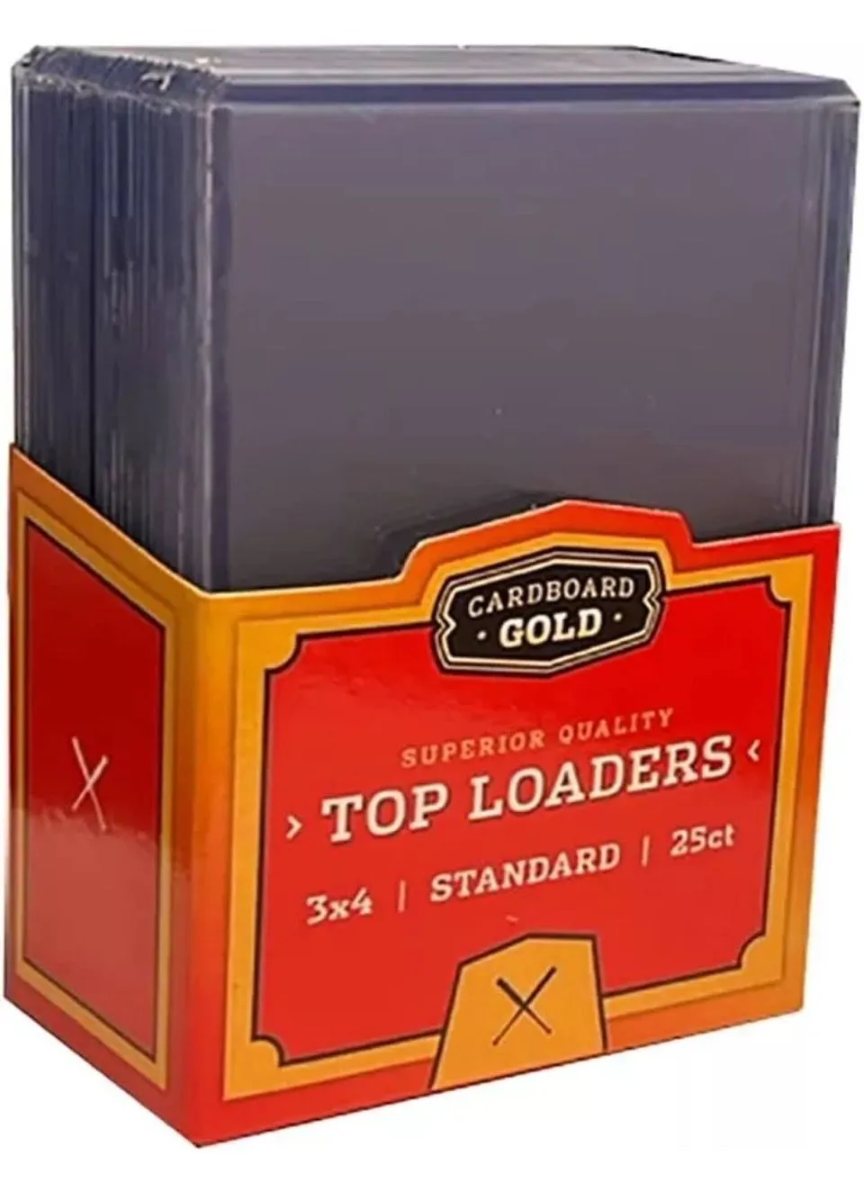 Product image for 25 Ultra CBG 3 x 4 Premium Toploader Card Holders Pro Topload for cards