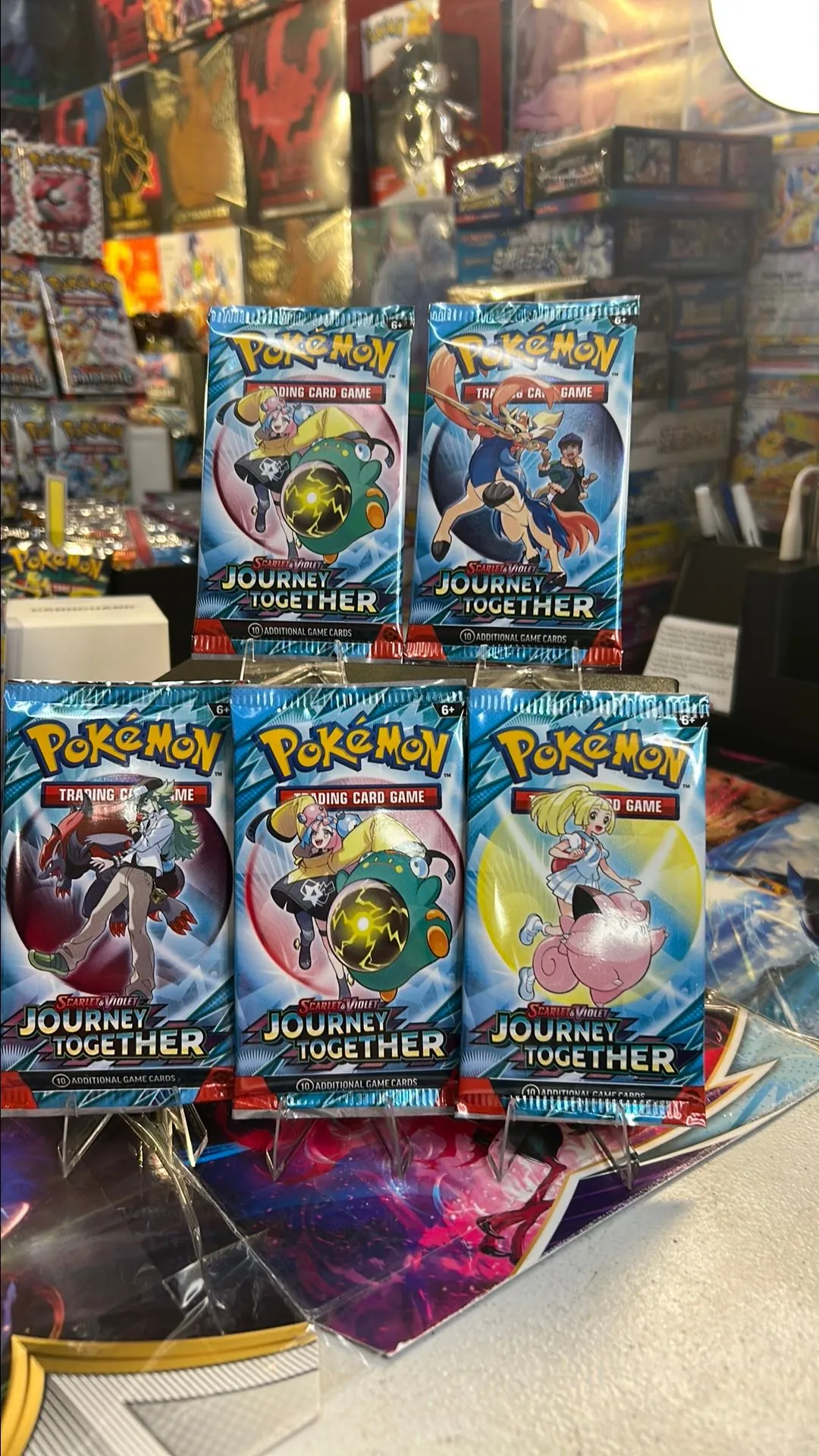 Journey Together Booster Packs (5 Packs)  Whatnot: Shop, Sell, Connect
