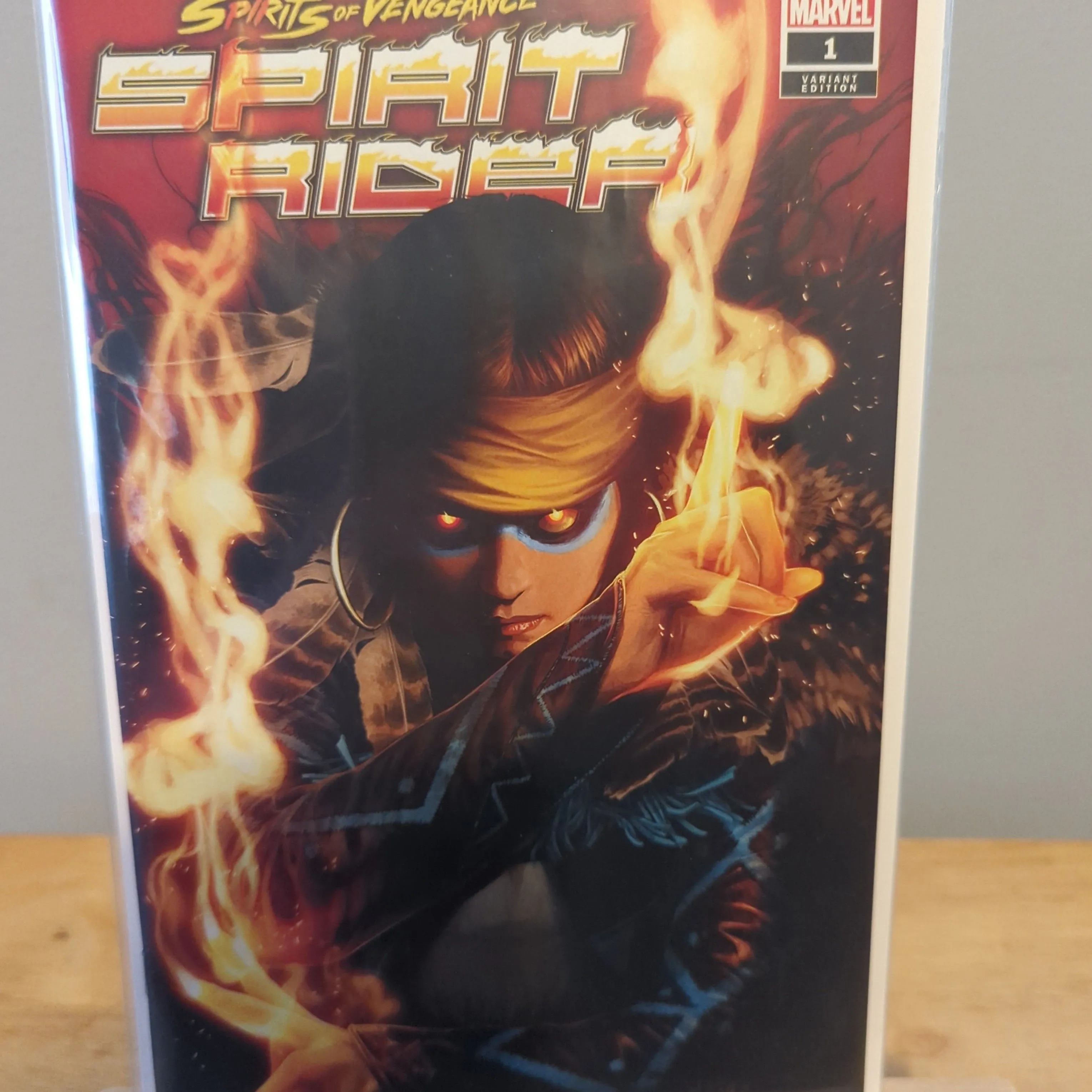Product image for Spirits of Vengeance Spirit Rider #1 set trade and Virgin